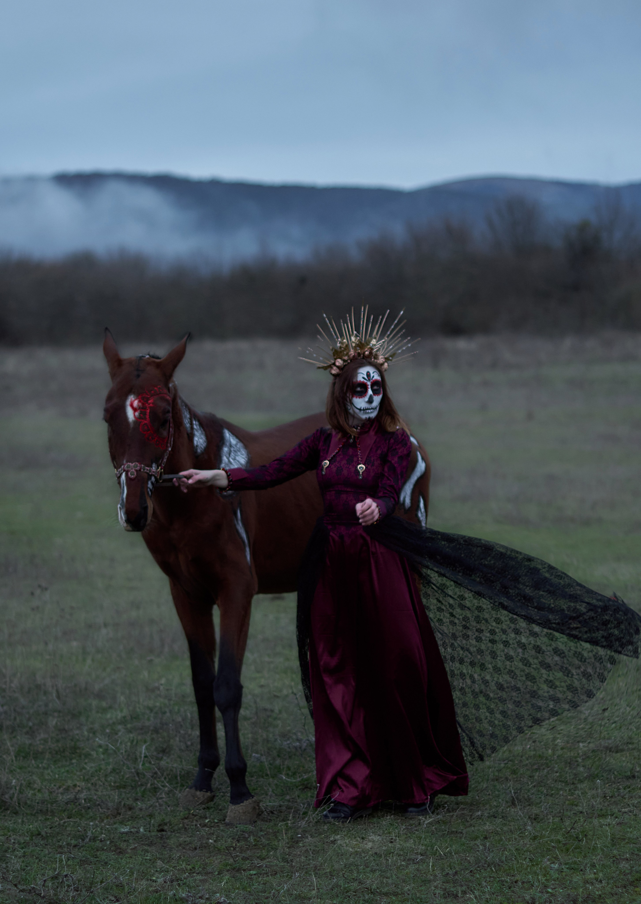 Фотосессия в стиле праздника El Día de Muertos. Фотограф в Севастополе