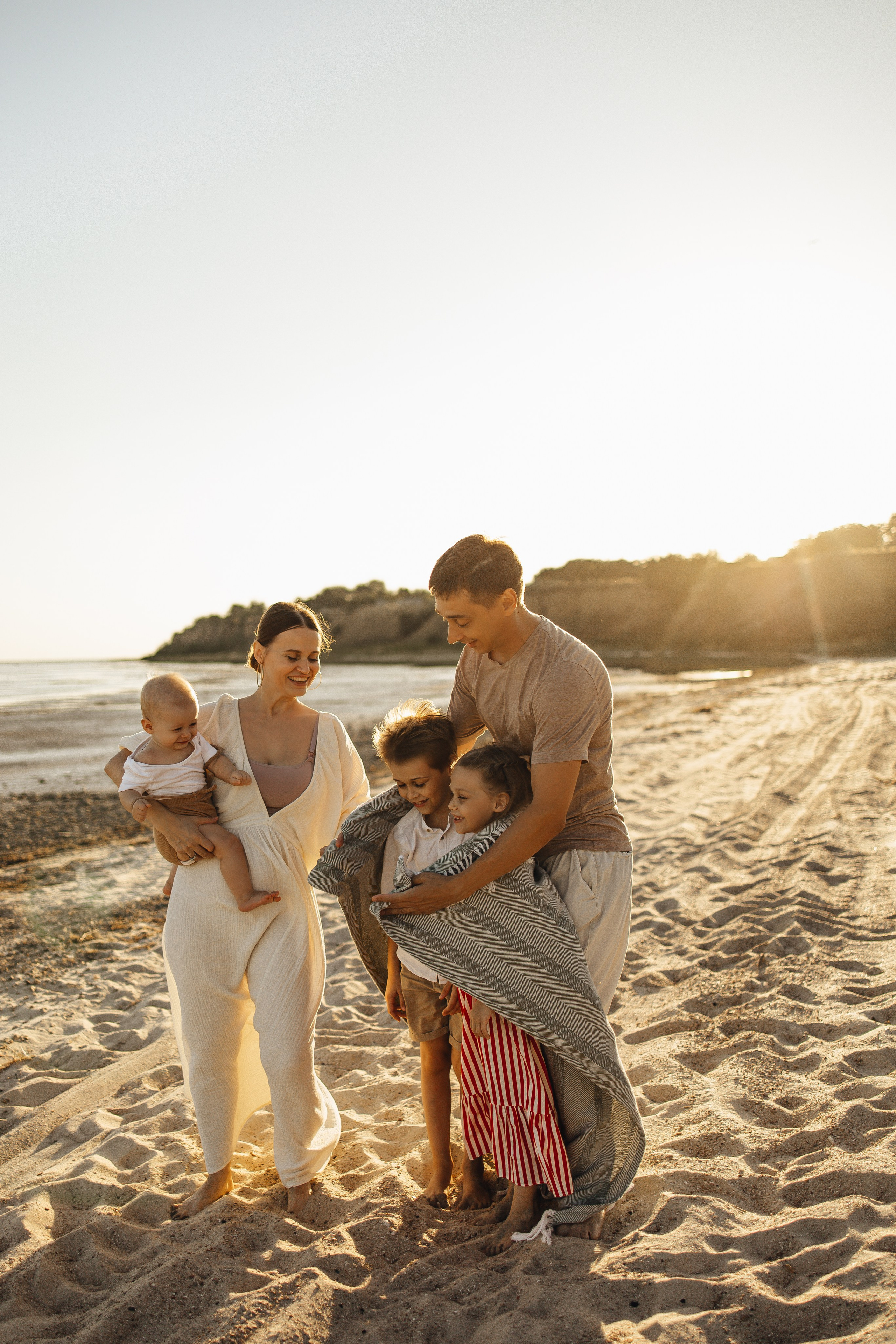 Летняя история на берегу. Семейный и детский фотограф, таганрог, ростов-на-дону