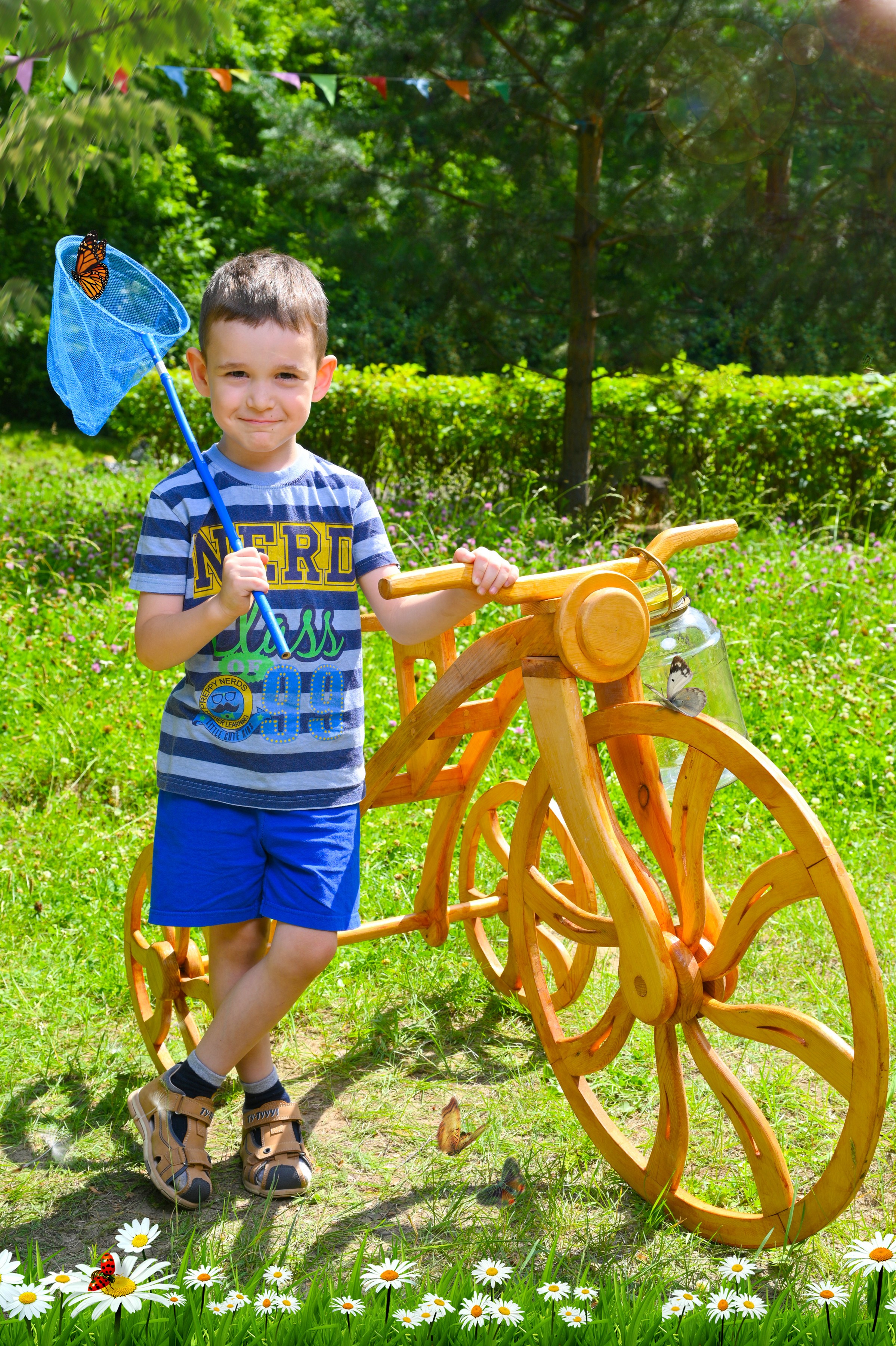 Ловец бабочек. ФотоАрт