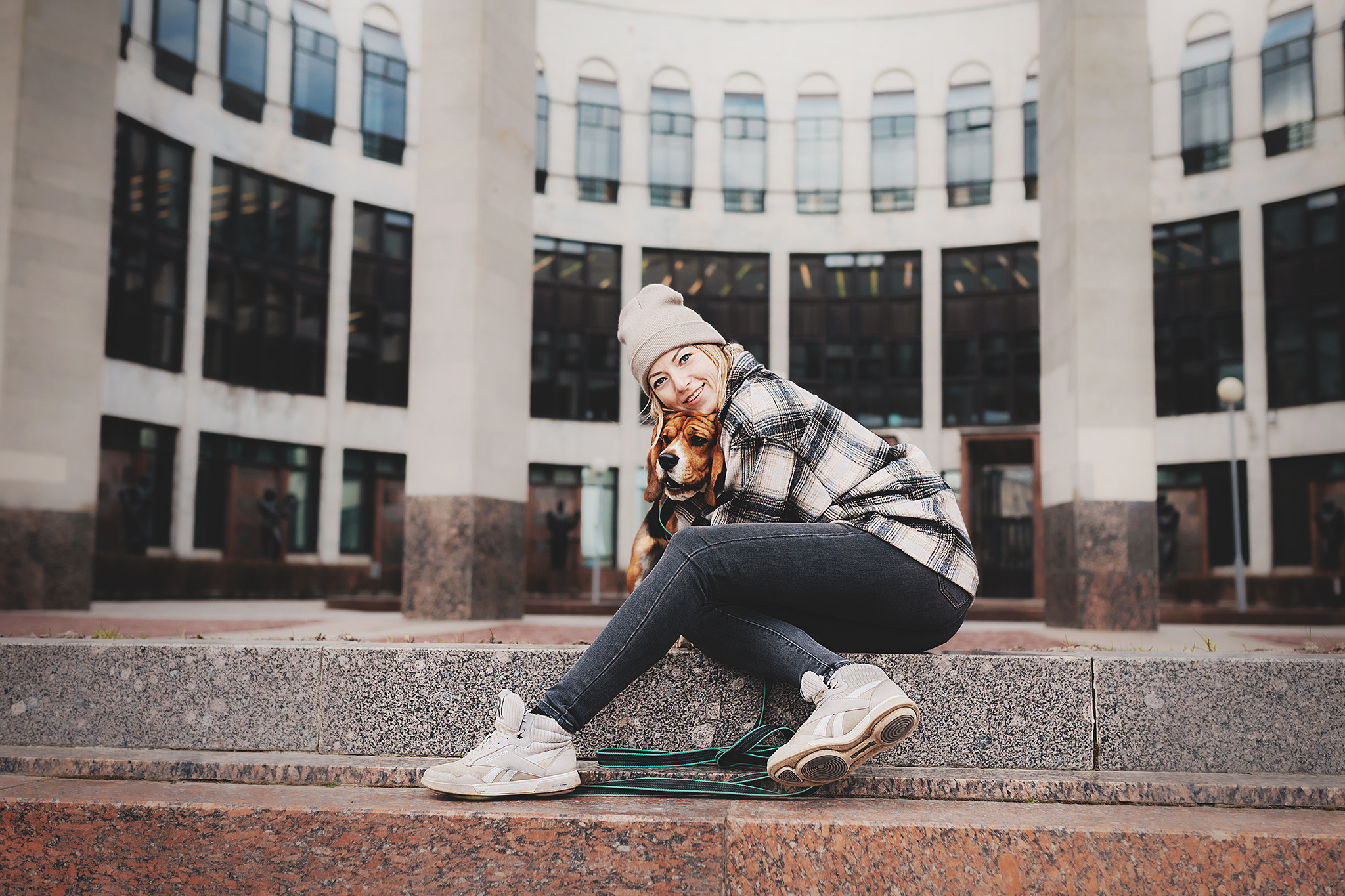 Даша и Харли. Фотограф-анималист • love-story • Санкт-Петербург