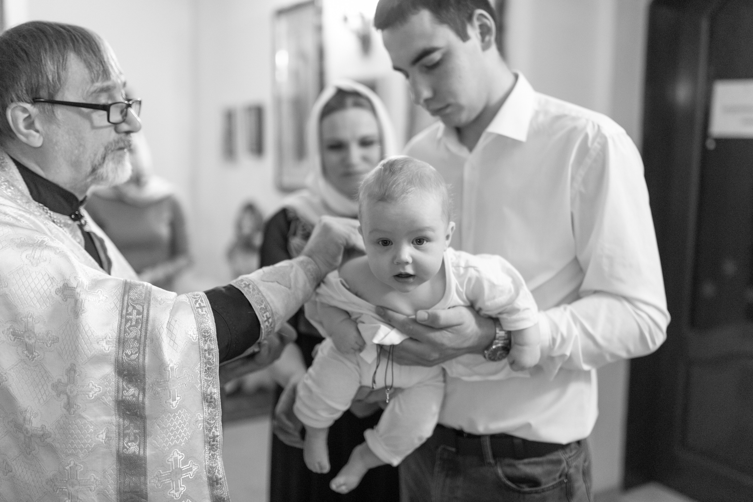 Таинство крещения. Фотограф Комаров Сергей