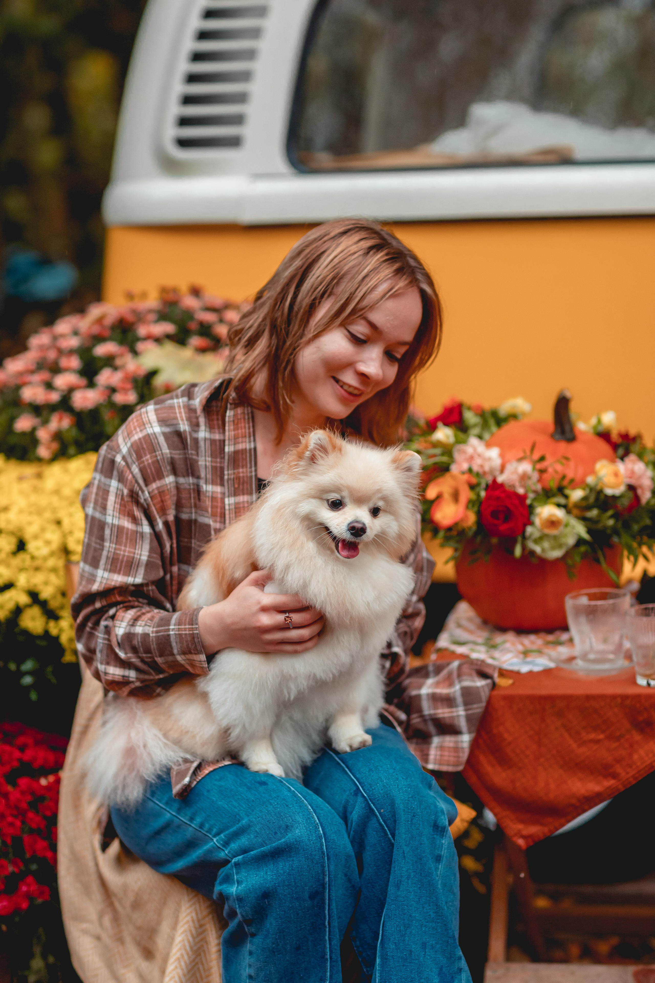 Ксения и Юки. Семейный фотограф анималист Мария Крючкова