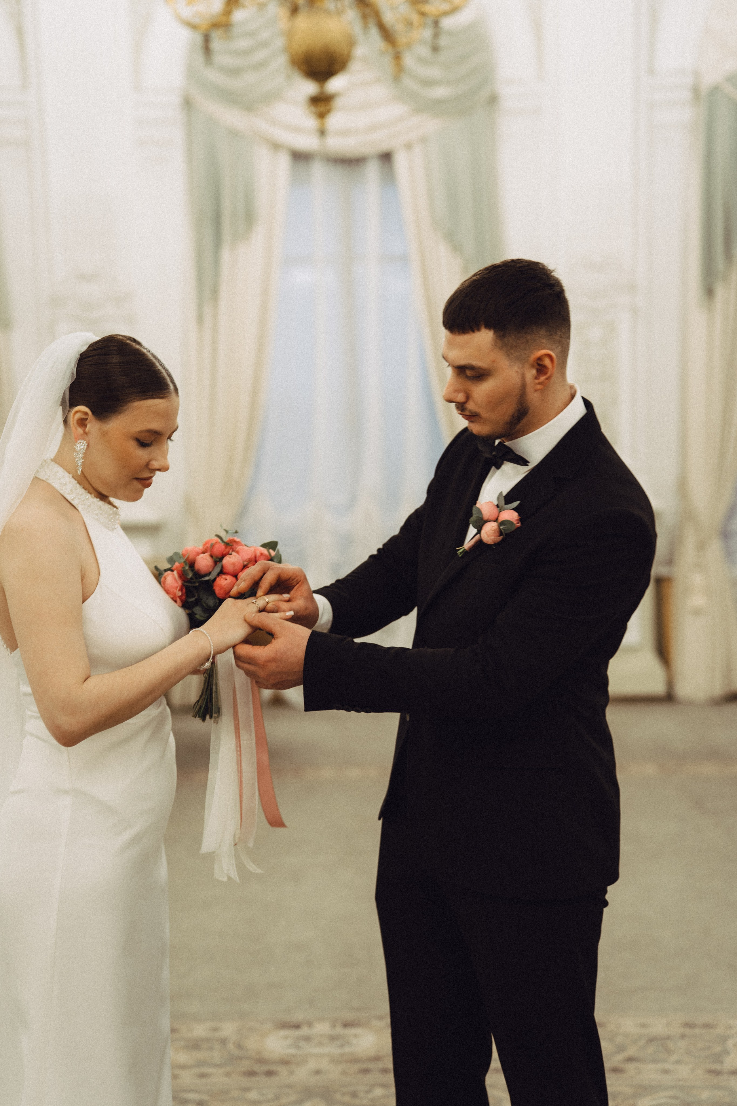 СВАДЕБНАЯ СЬЕМКА В ПЕВОМ ДВОРЦЕ БРАКОСОЧЕТАНИЯ. Профессиональный фотограф, Санкт-Петербург — Виктория Богомолова