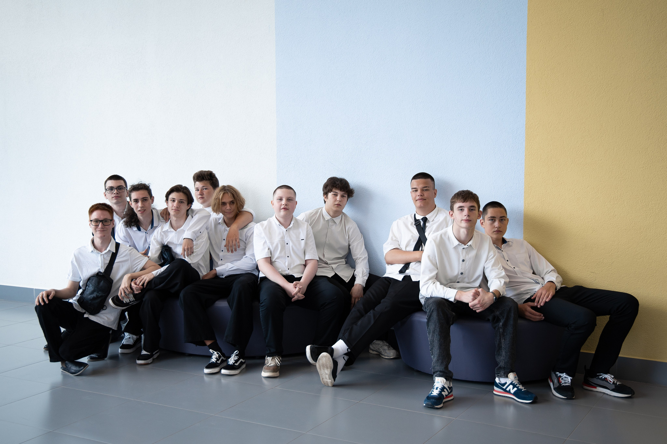 Выпускной в школе. Анна Рышкевич