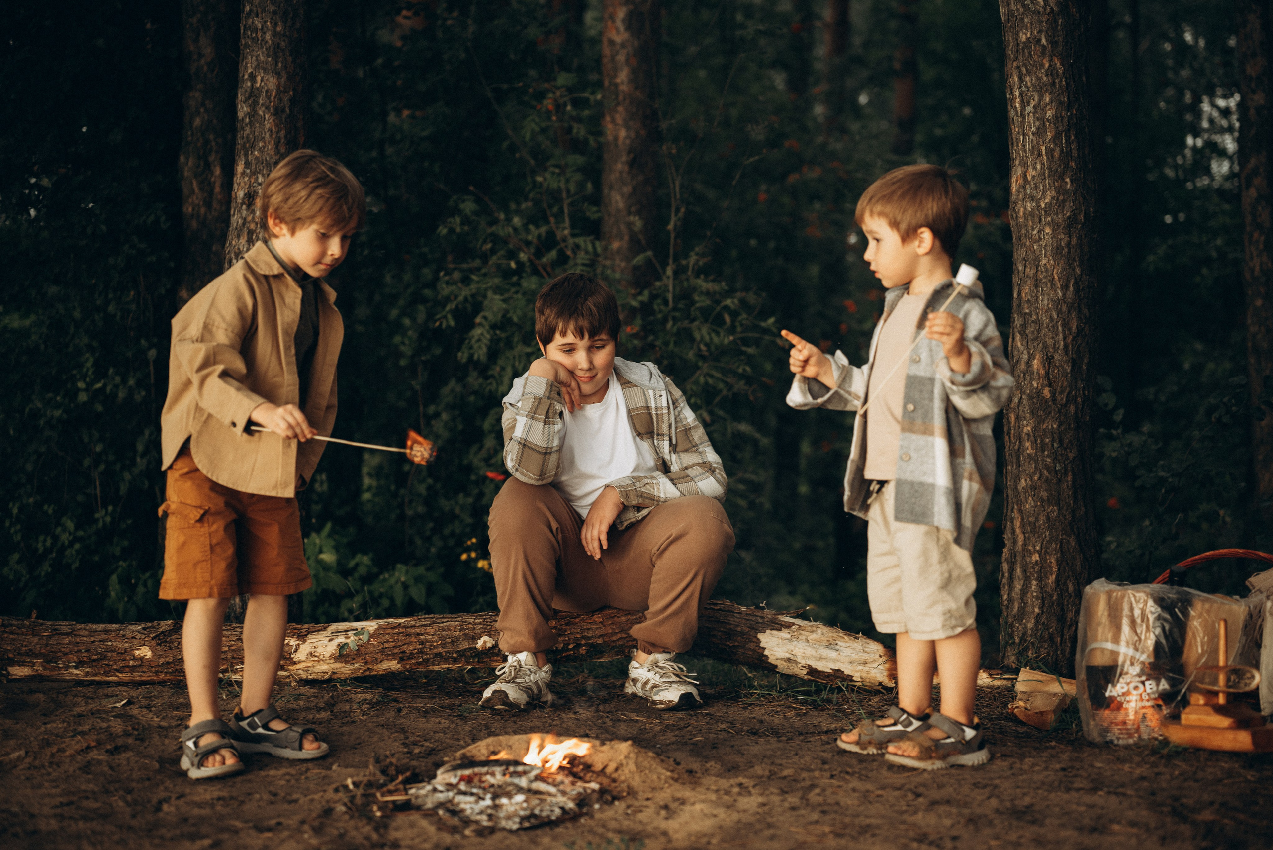 Летним вечером…. Семейный фотограф в Москве Дарья Пузикова