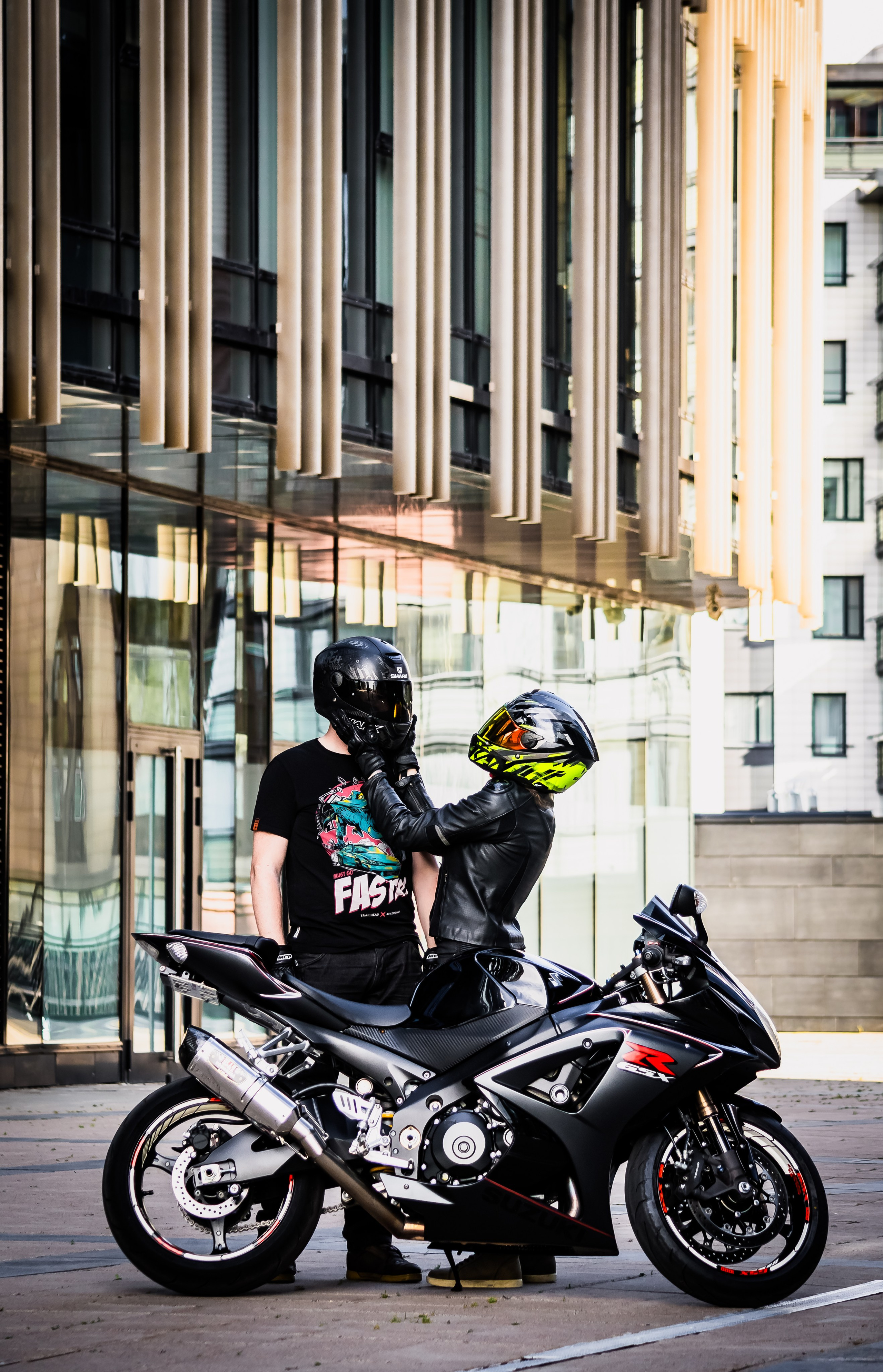 Кира и Кирилл — Suzuki GSX-R1000. Мотофотограф в Санкт-Петербурге Мария Скурская