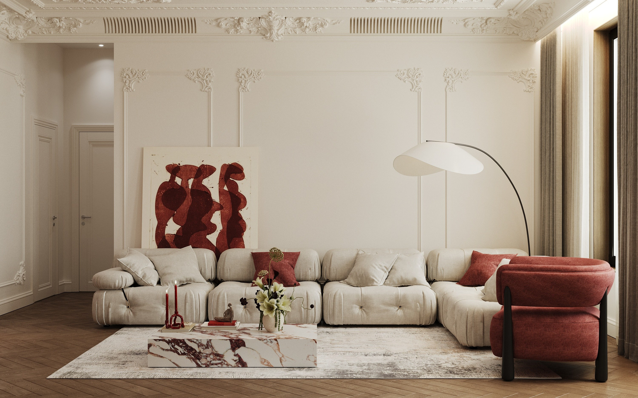 ЖК Легенда Московский/ Санкт-Петербург/ 77кв м. Ксения Барабаш дизайнер интерьера в Санкт-Петербурге