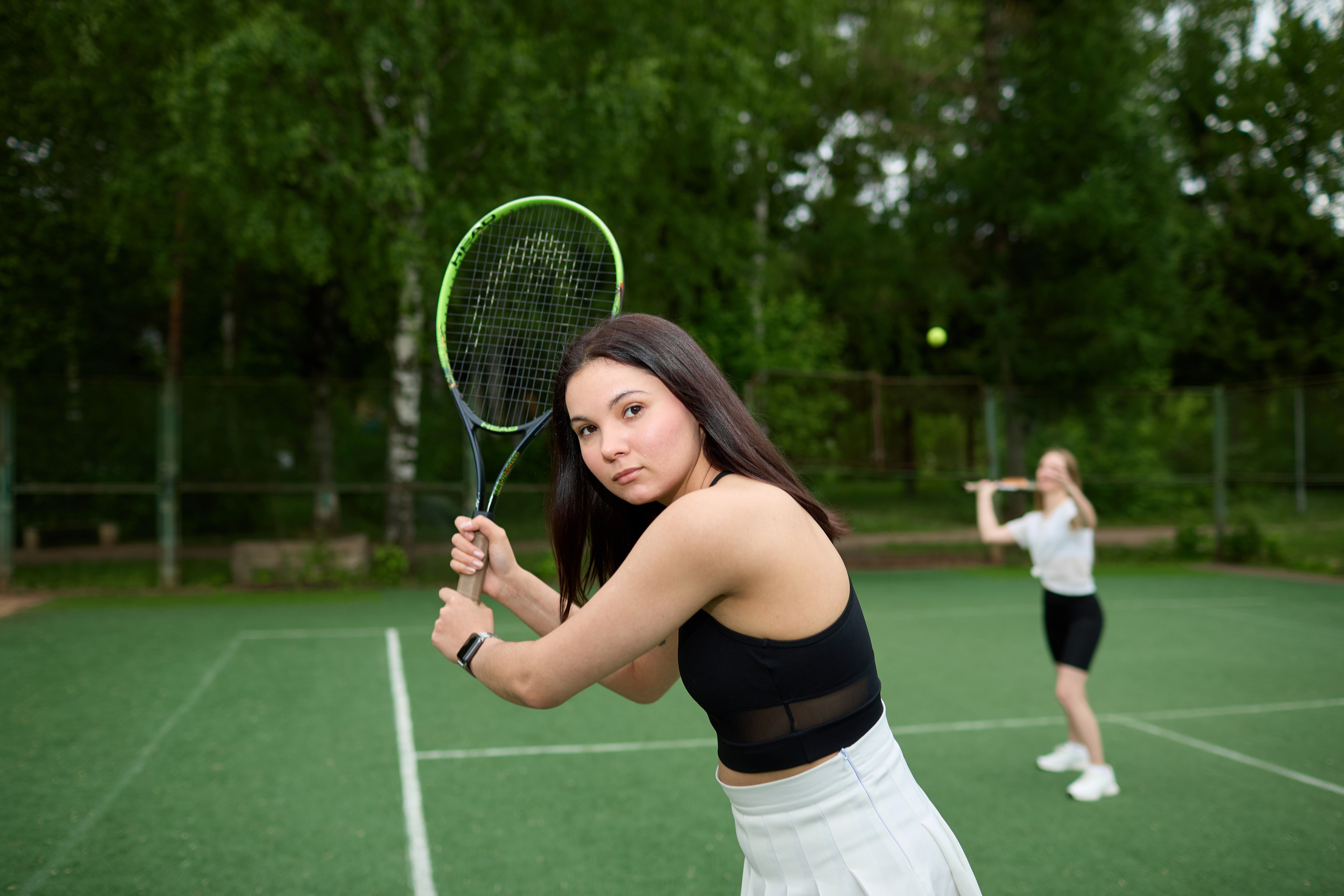 Фотосессия на теннисном корте Парка Победы. Фотограф Илья Прохоров в Кирове