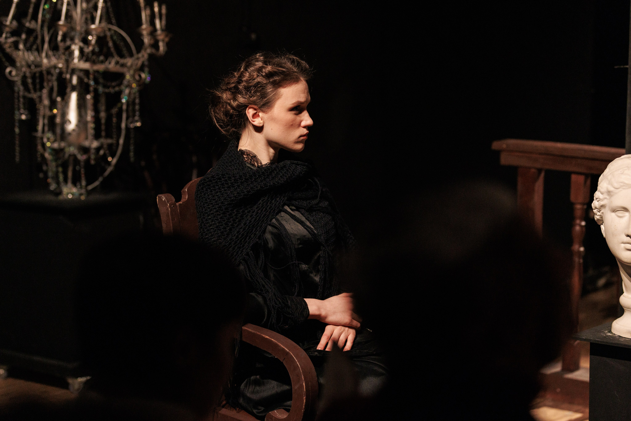 "Бесы. Репетиция". Спектакль студентов Щепкинского училища. Спортивный фотограф Алексей Соломин