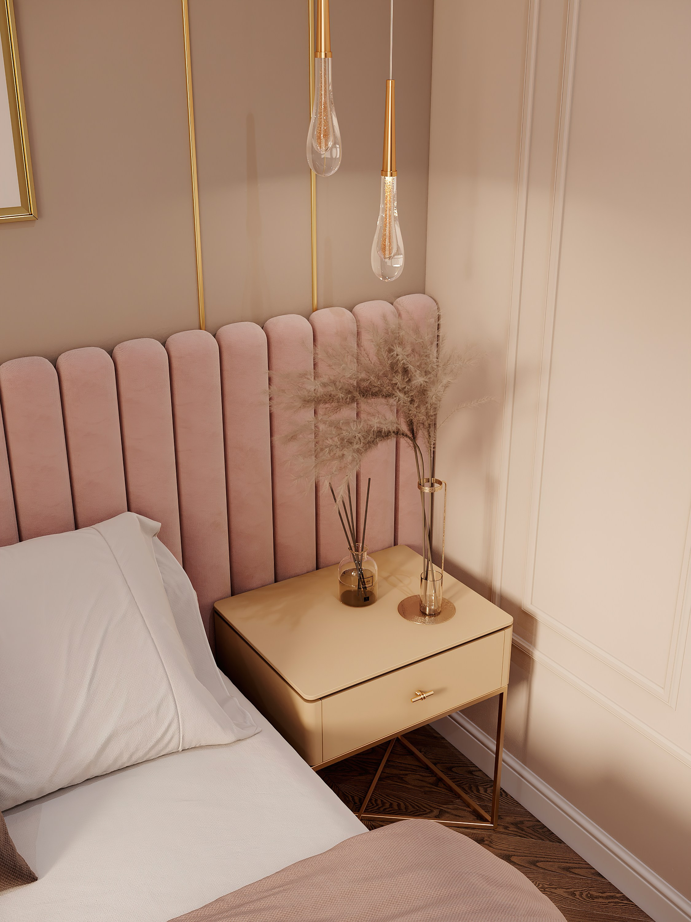 Квартира с фисташковой кухней для молодой девушки г. Москва. Батракова Наталья дизайнер интерьеров Санкт-Петербург Москва Архангель