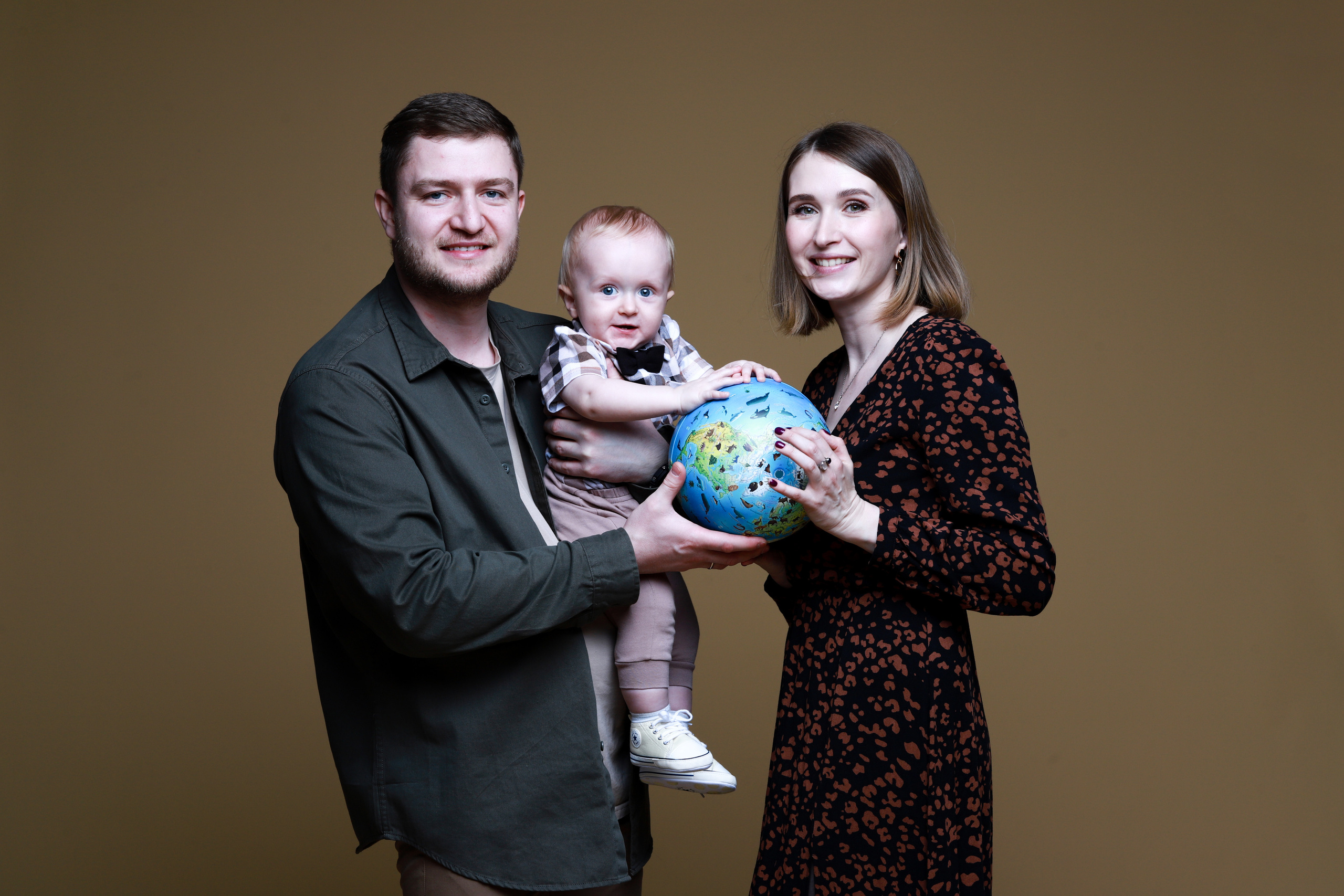 Базовая семейная съемка в студии. Фотограф Телегина Светлана