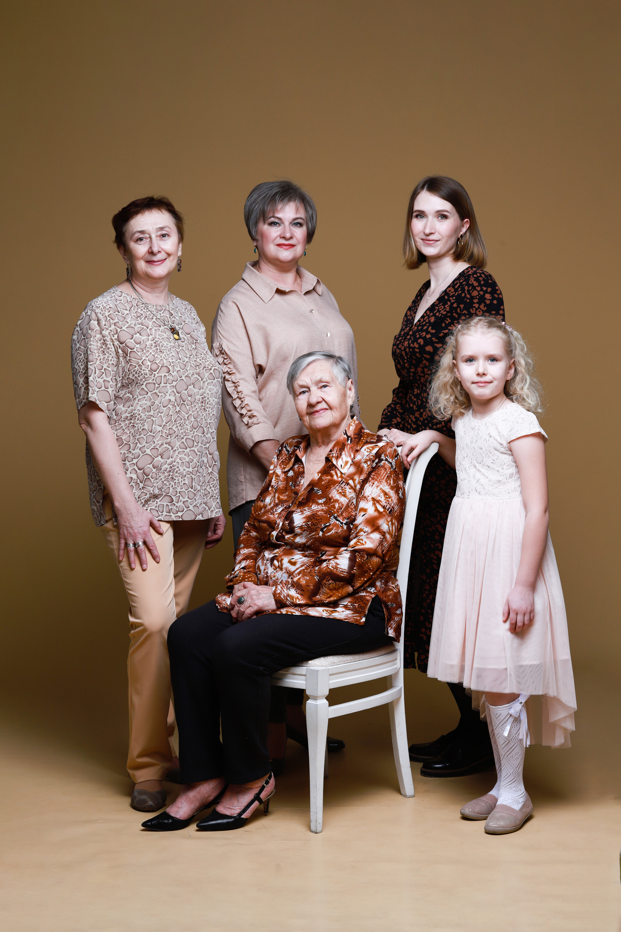 Базовая семейная съемка в студии. Фотограф Телегина Светлана