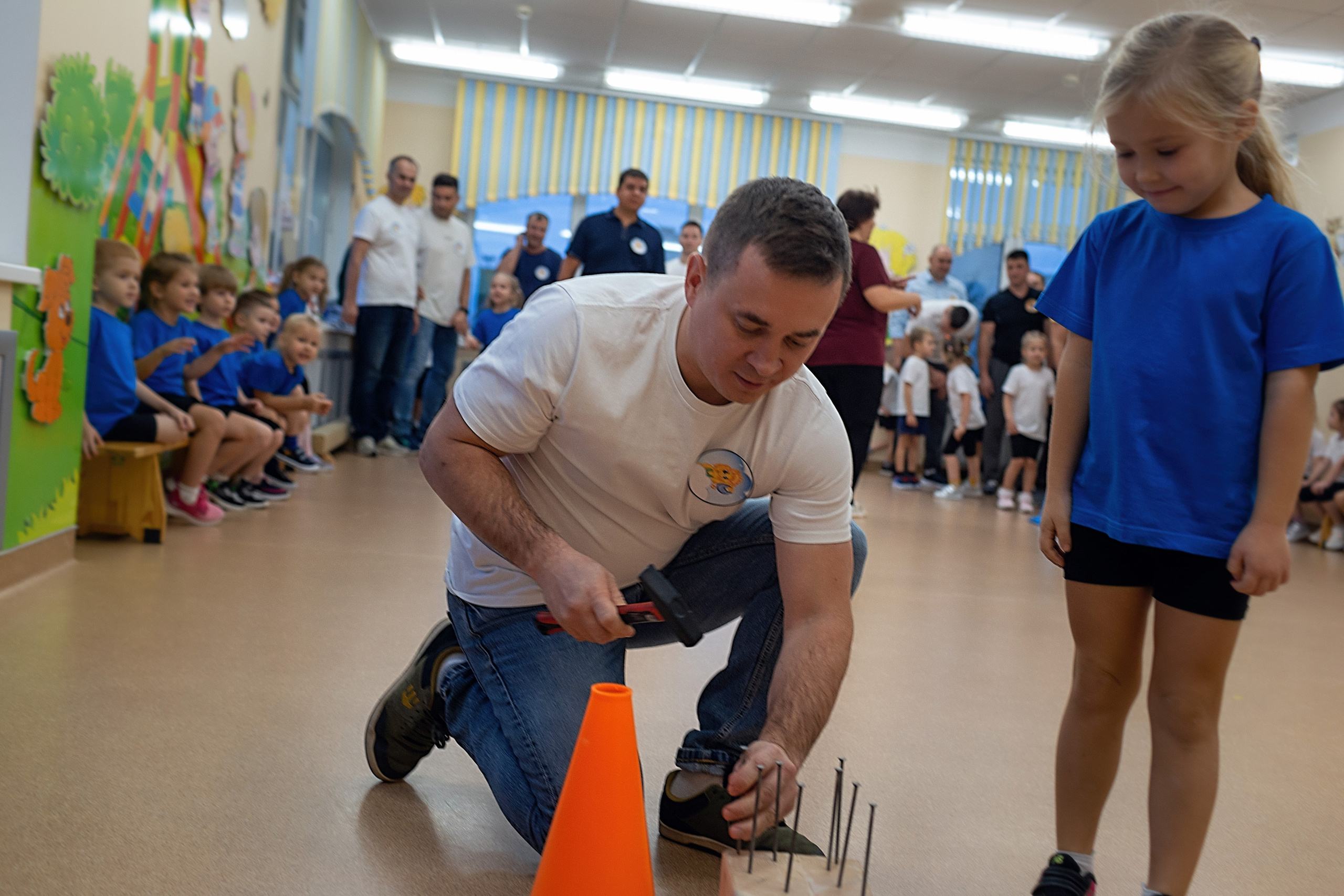 День пап в детском саду_2024. Семейный фотограф в Санкт-Петербурге
