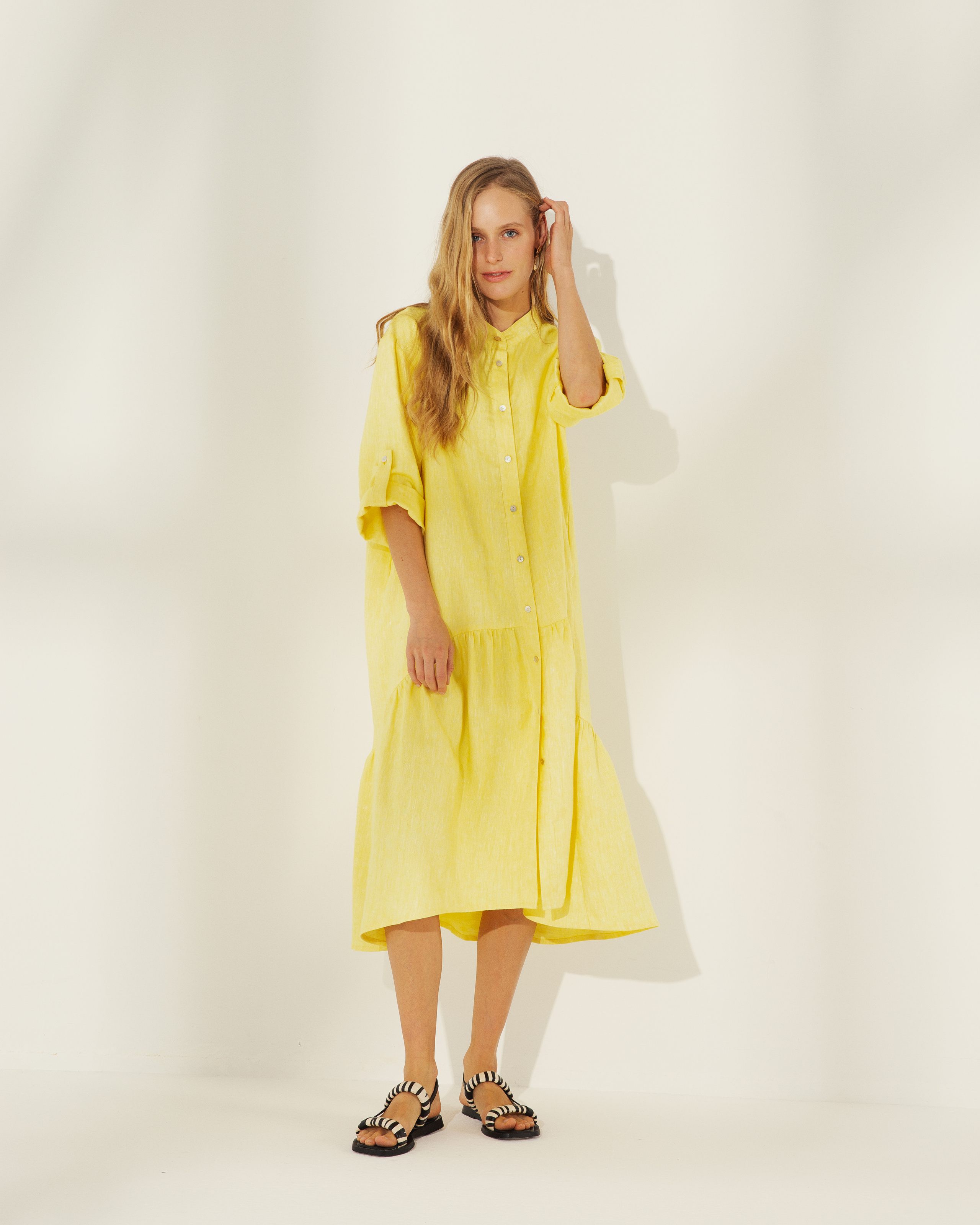 Съемка каталога для бренда одежды из Льна. Букалова Людмила — фотограф для брендов одежды в Москве