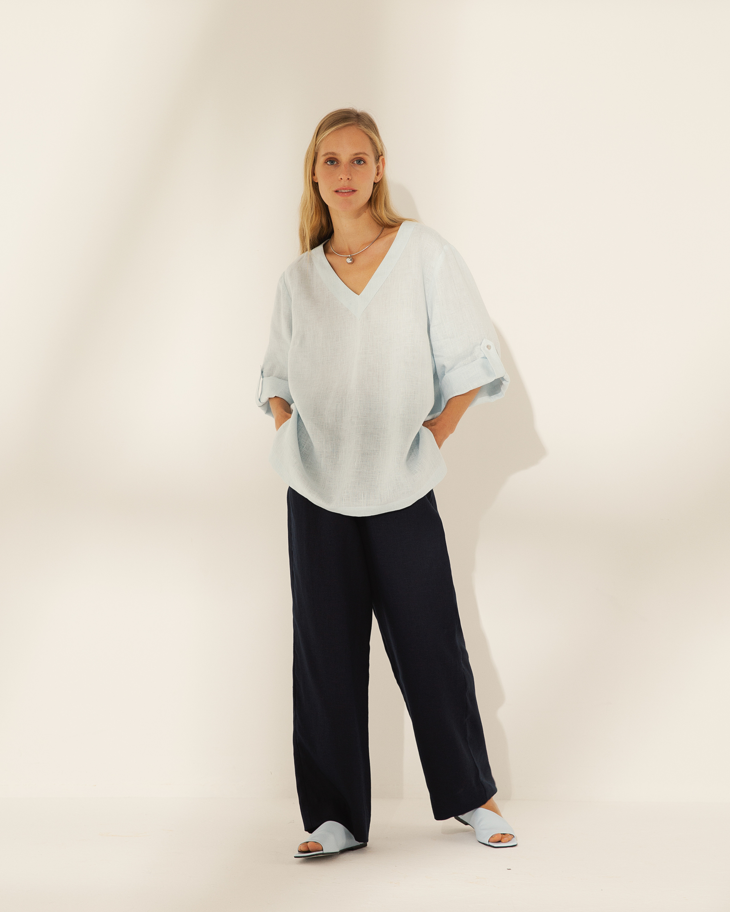 Съемка каталога для бренда одежды из Льна. Букалова Людмила — фотограф для брендов одежды в Москве