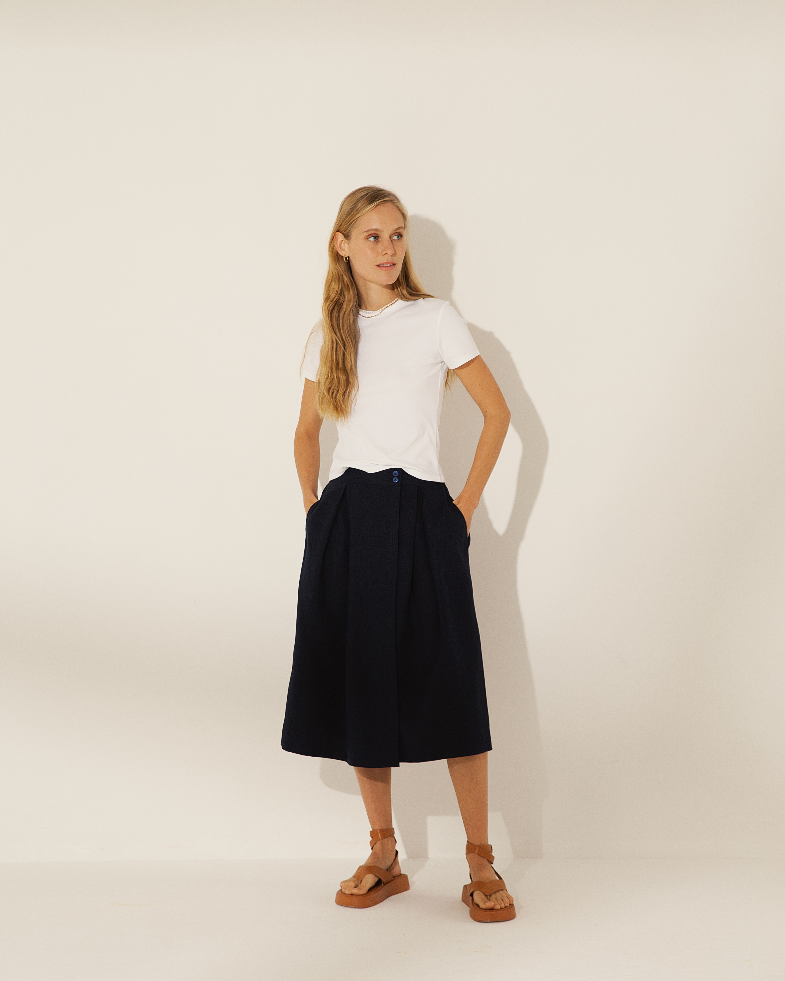 Съемка каталога для бренда одежды из Льна. Букалова Людмила — фотограф для брендов одежды в Москве