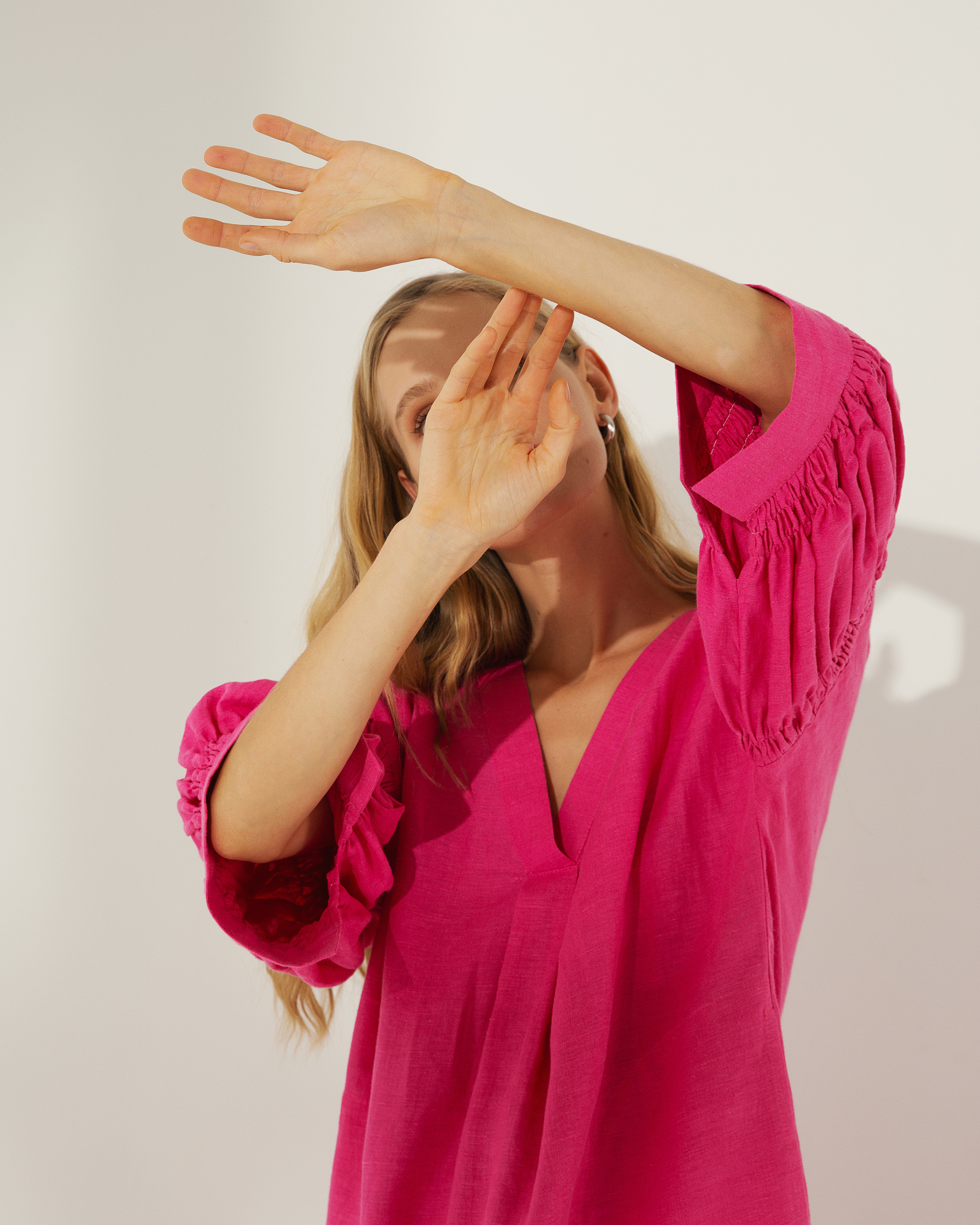 Съемка каталога для бренда одежды из Льна. Букалова Людмила — фотограф для брендов одежды в Москве