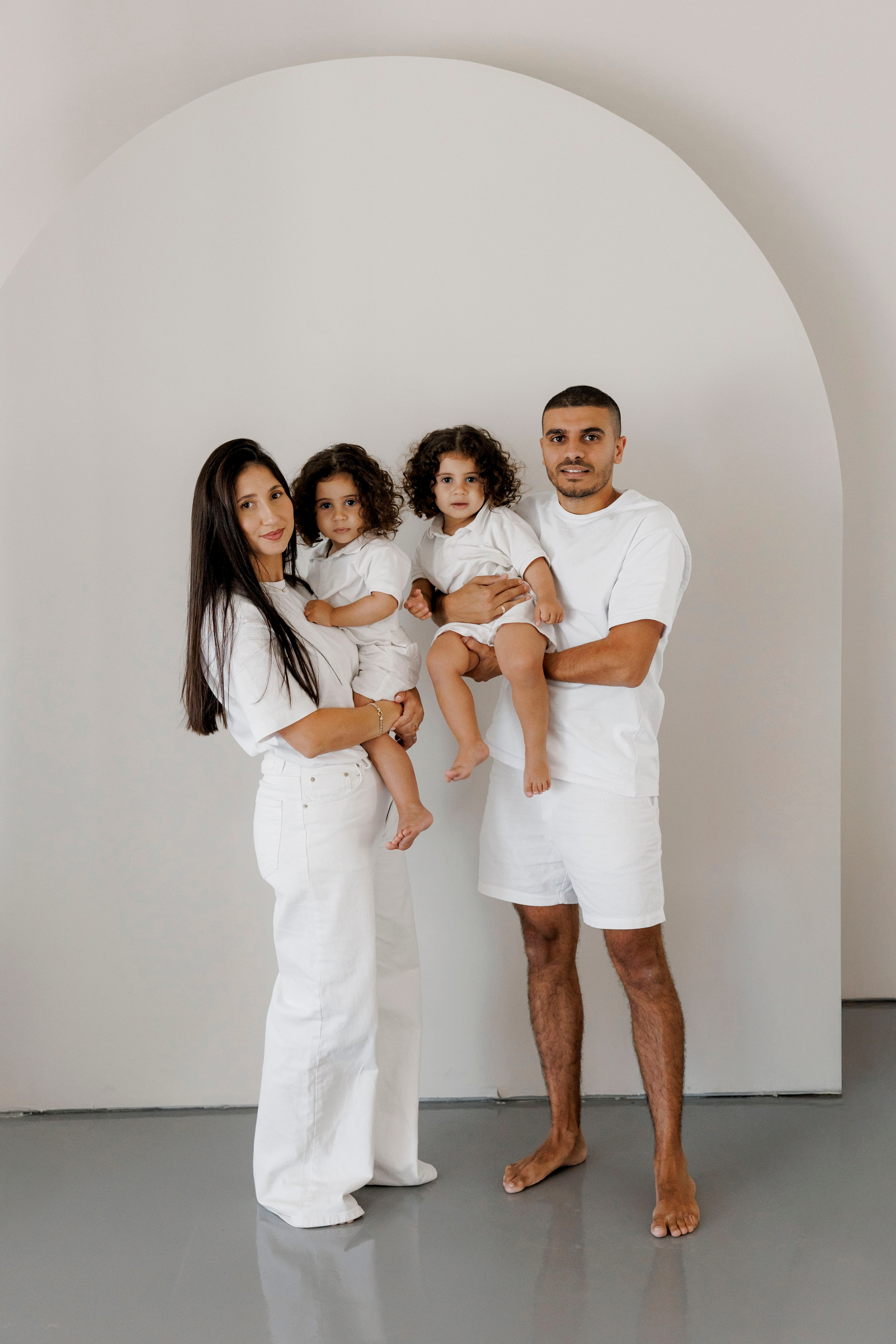 Family photoshoot inside the studio in Hadera. Wedding and family photographer