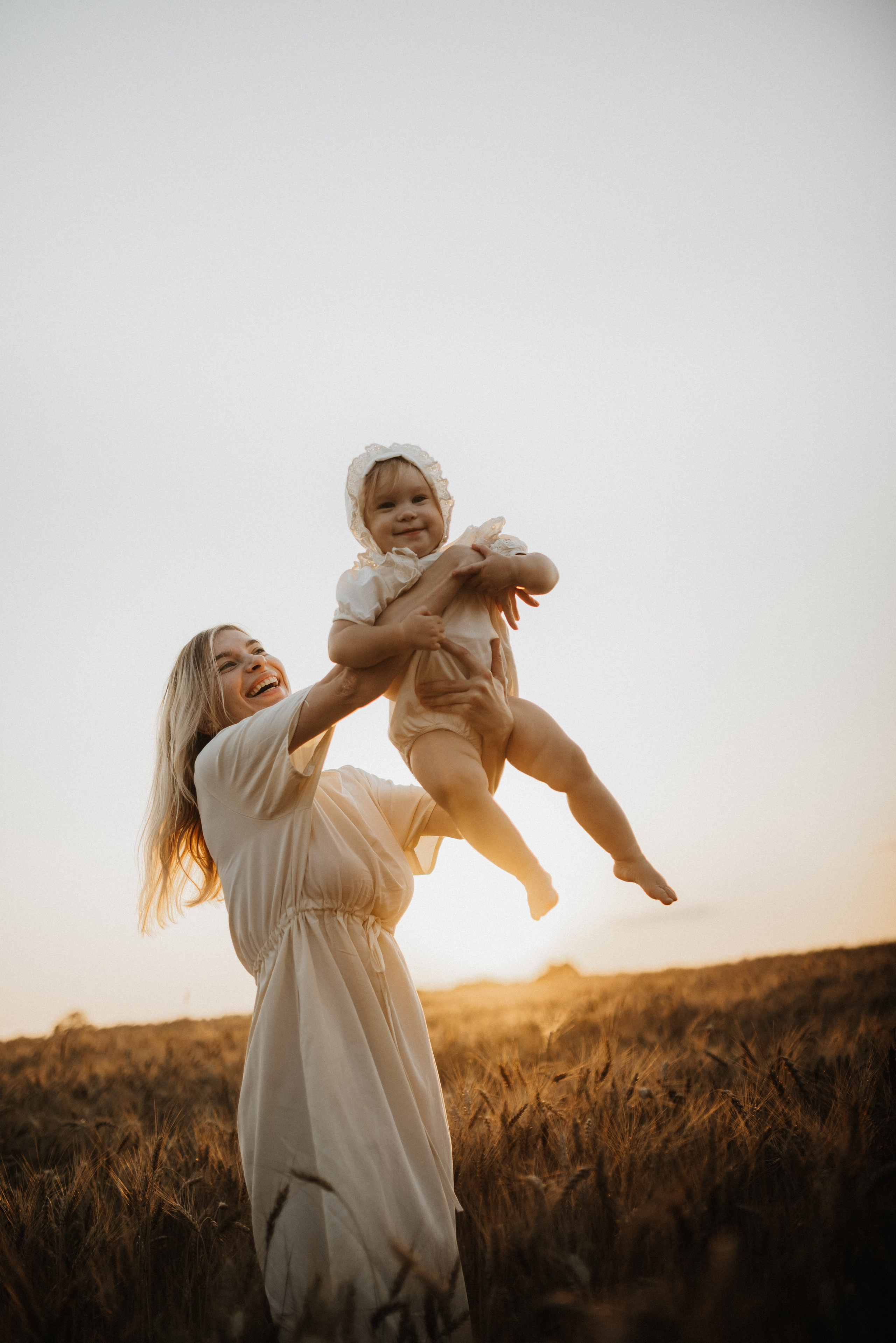 Красивая закатная история мамы и дочки. Фотограф Алексин, Тула