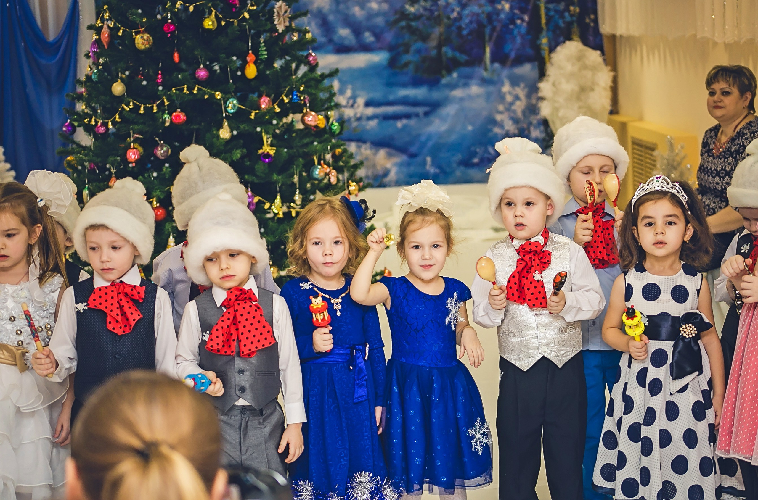 Новый год в саду. Семейный и детский фотограф в Нижнем Новгороде