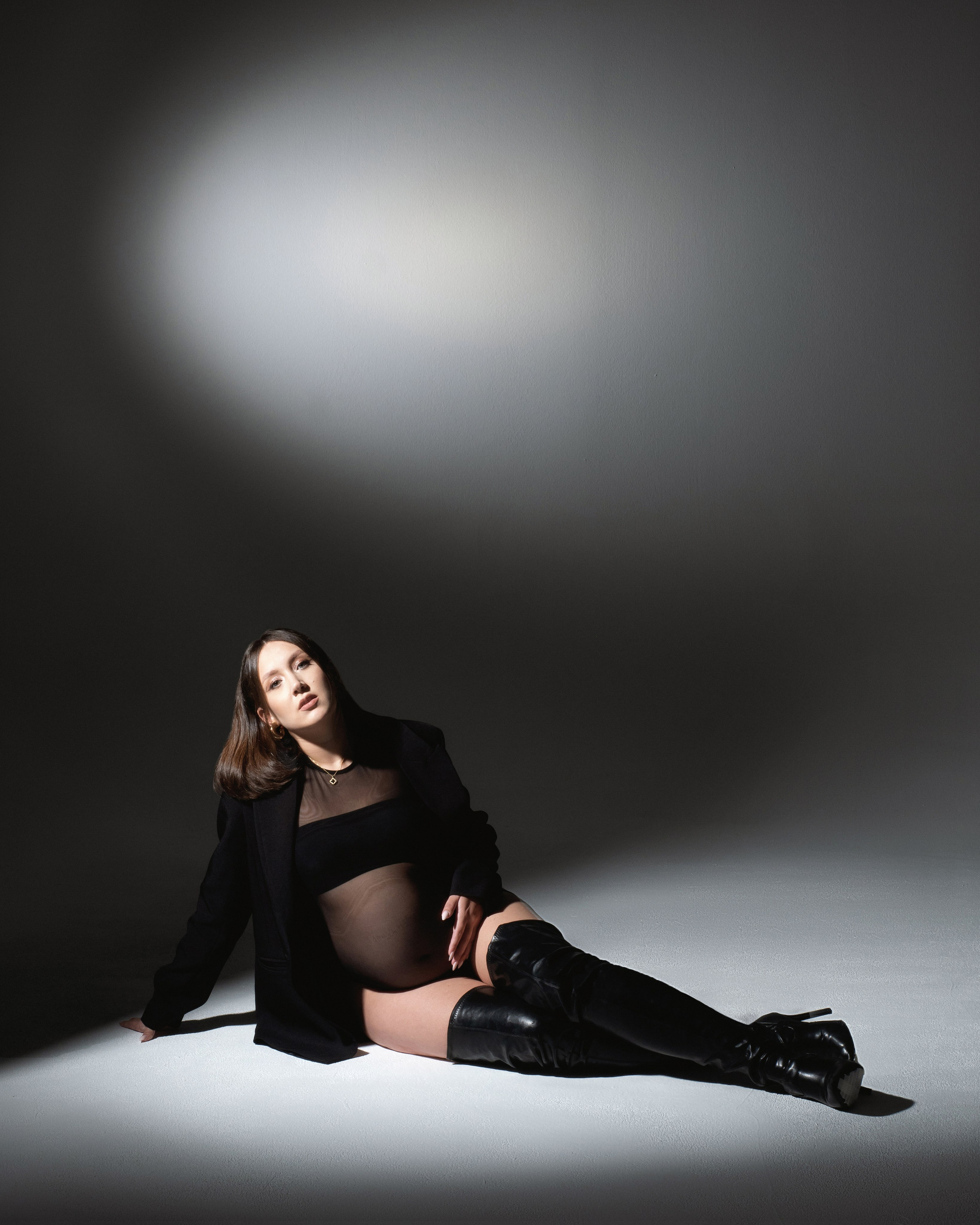 Парная съёмка беременности для танцора Алины и её мужа. Фотограф Кристина Берг