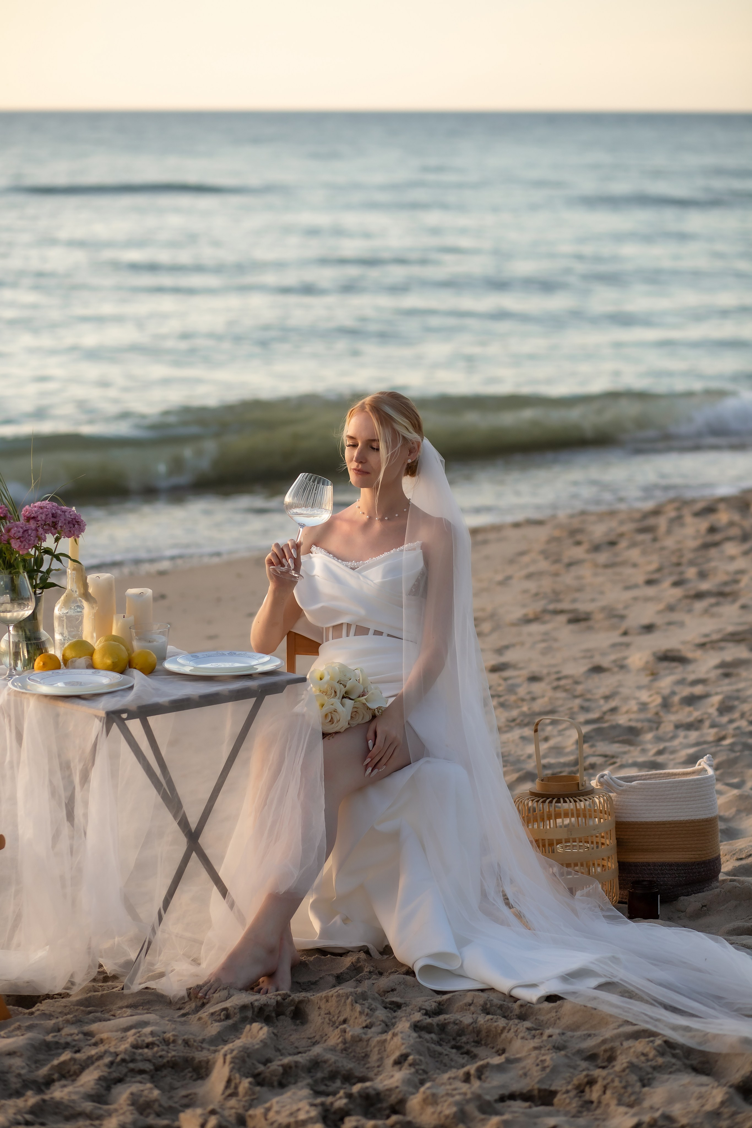 Александра и Влад. На закате. Фотограф в Калининграде Решетникова Алина