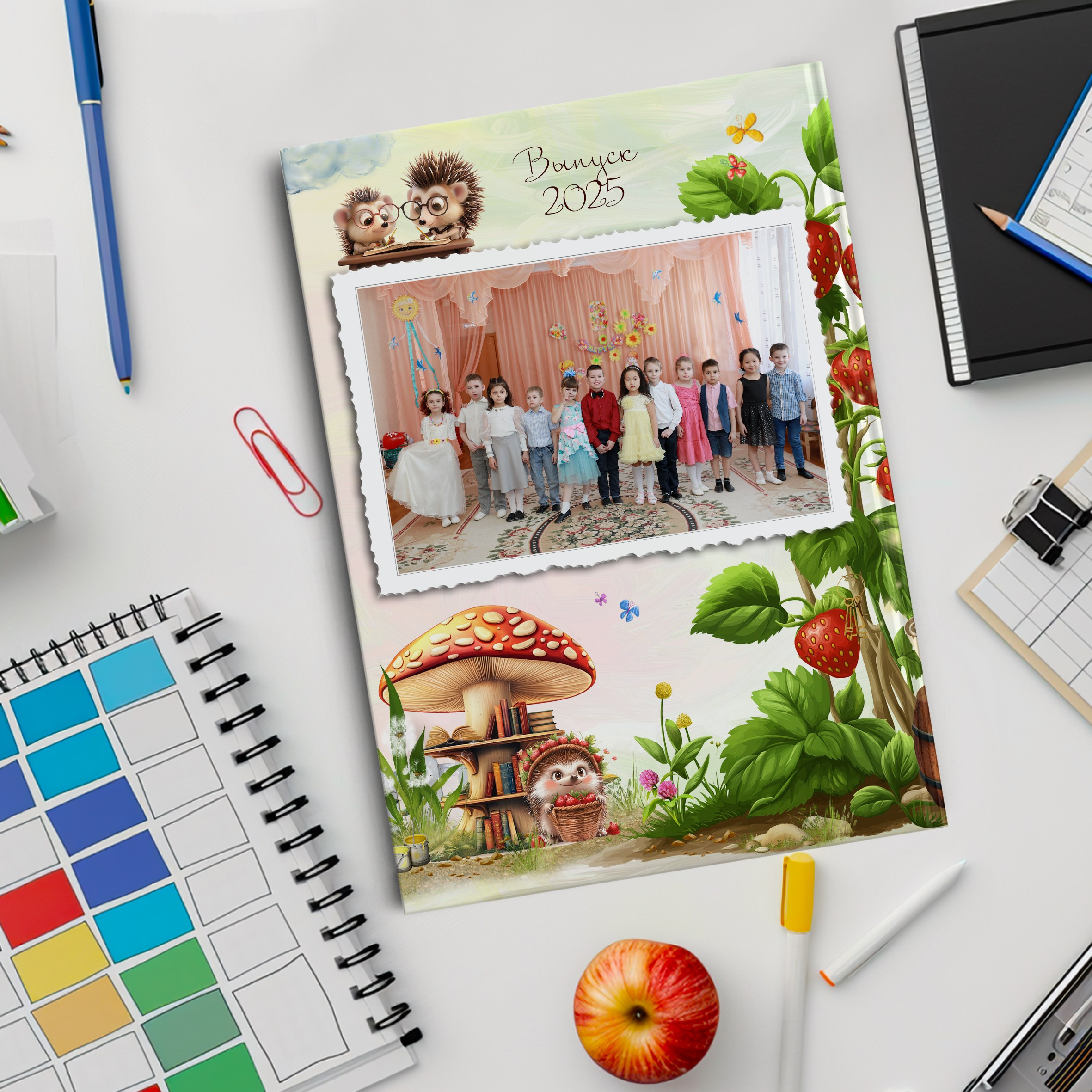 Альбом 2 разворота ДС. Medlori fotobook Выпускные альбомы в Липецке Лариса Медведева