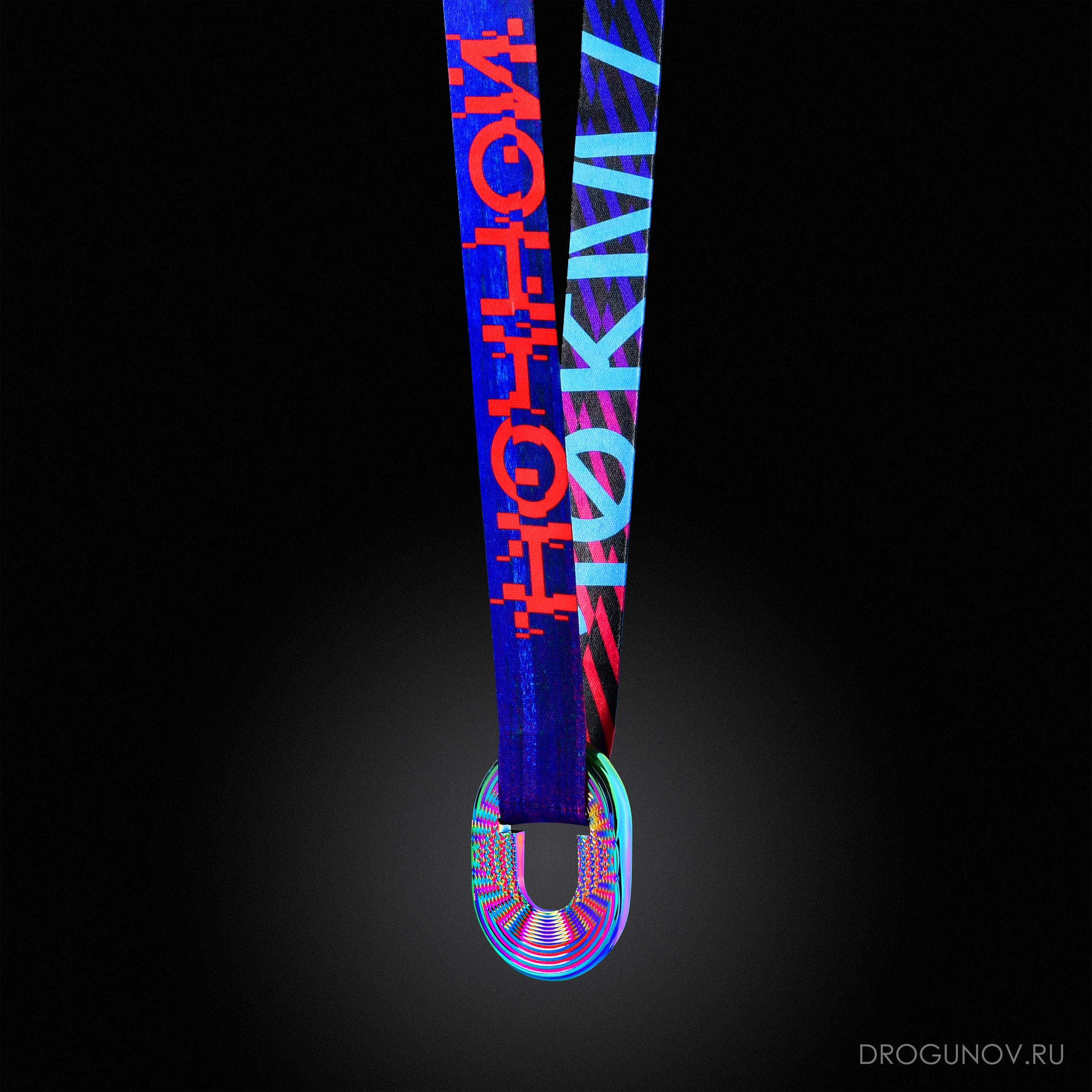 медаль финишера Ночной забег в лужниках 10К 2024