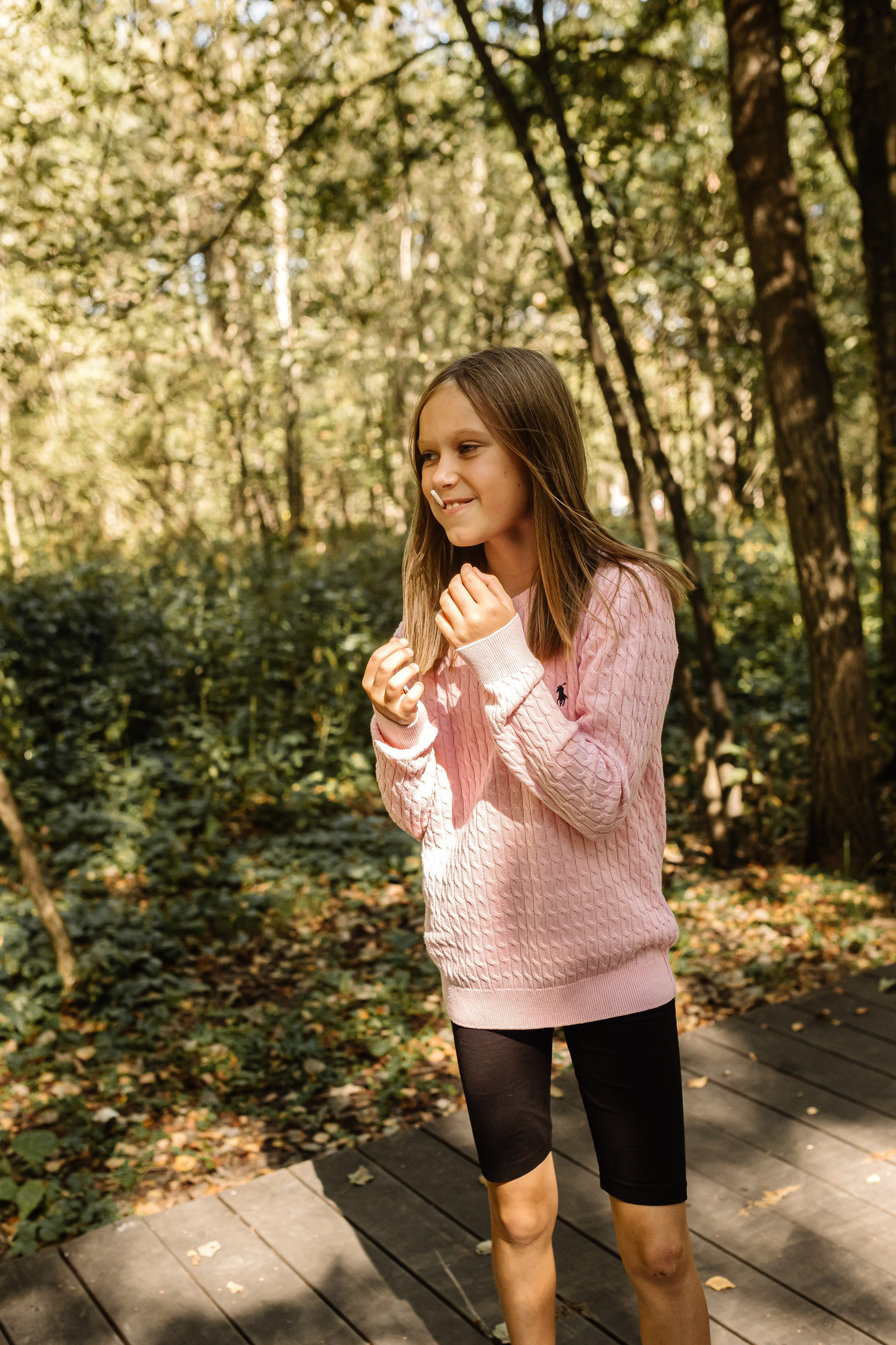 Репортаж школьной прогулки в парке. Семейный и женский фотограф в Москве Надежда Воробьева