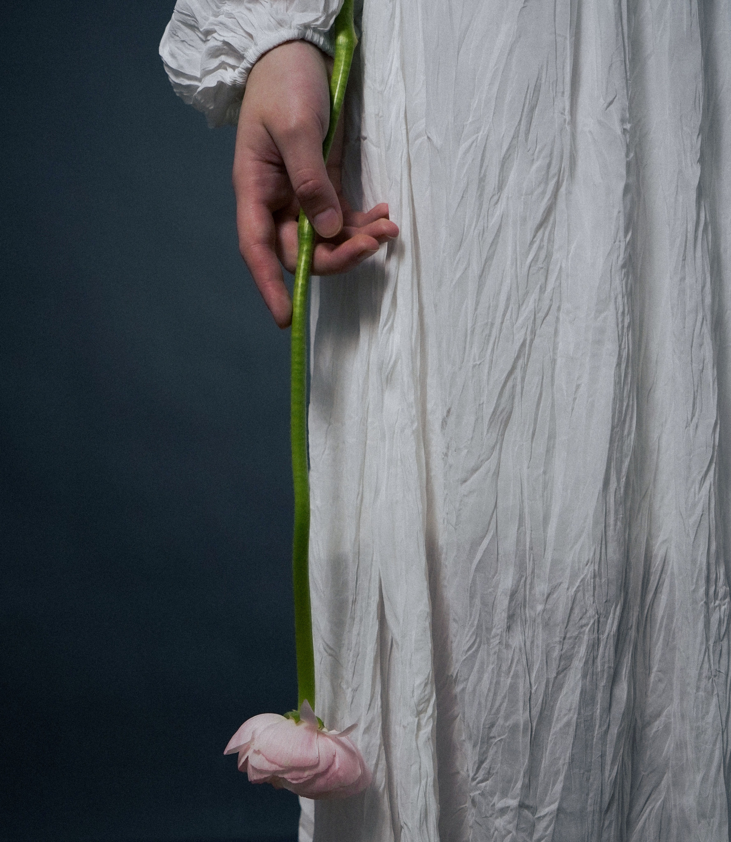 Портретная фотосессия в студии с цветами для Анны в Санкт-Петербург. Светлана Гопанюк. Портретный фотограф. Санкт-Петербург. СПб