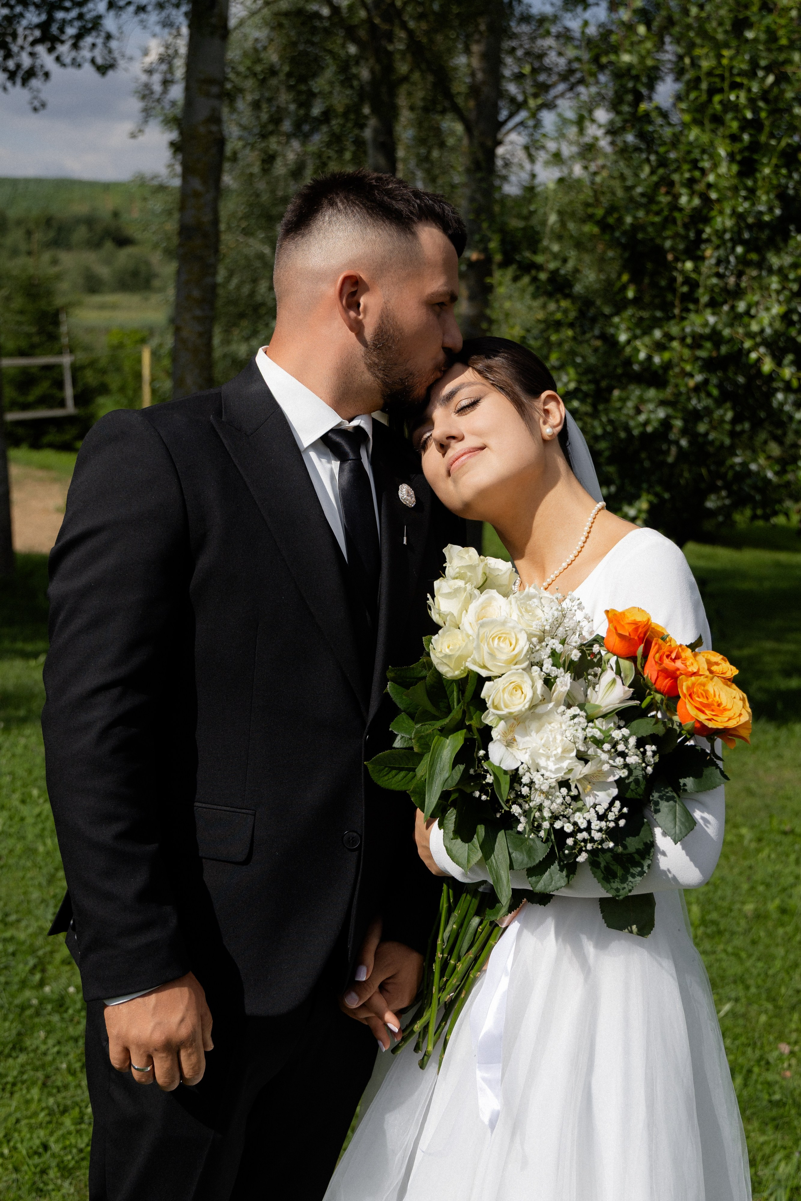 Свадебная фотосессия в агроусадьбе Лабодянка в Минске. Свадебный фотограф в Минске/Беларуси Сергей Спиридонов