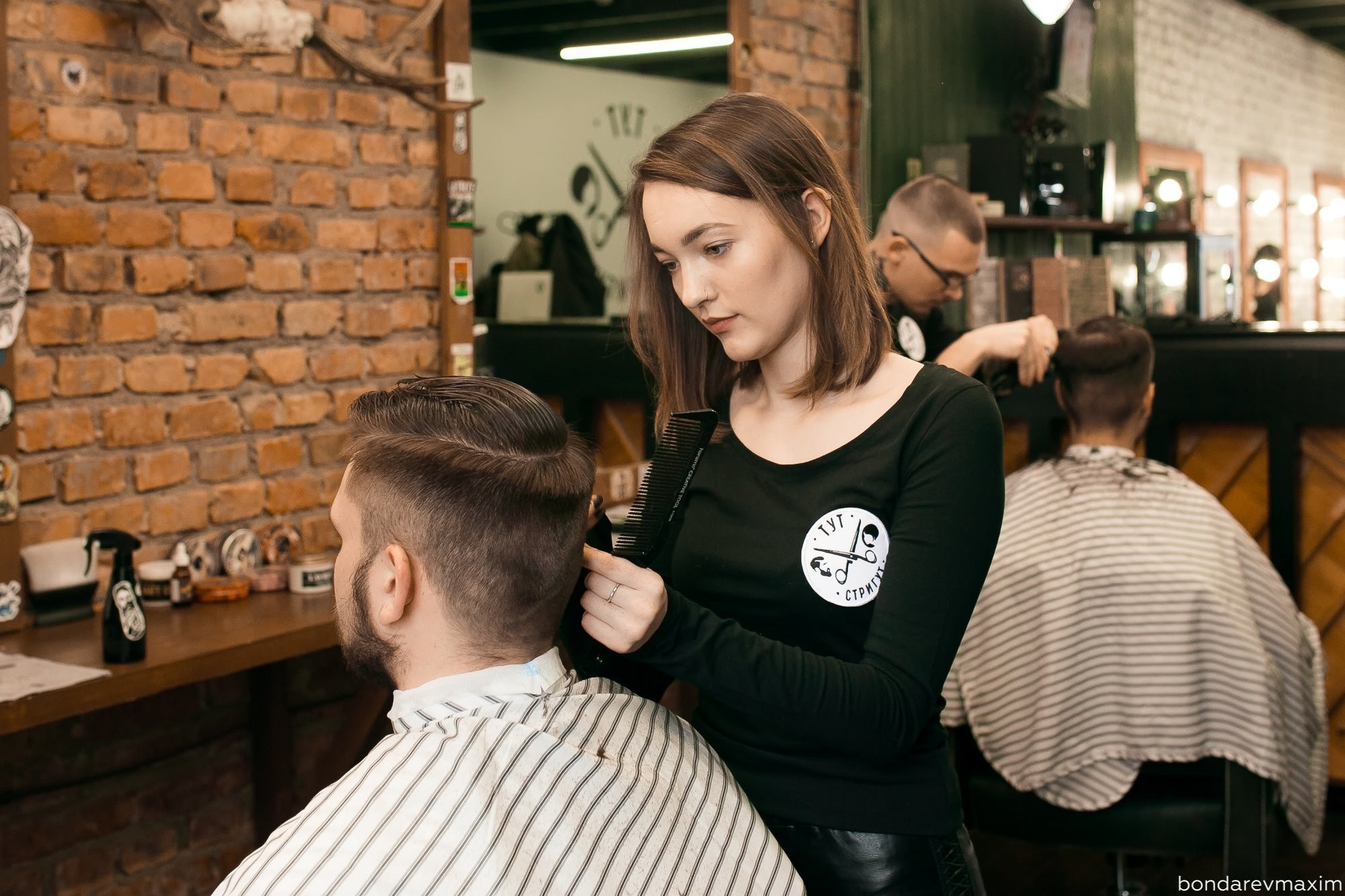 Тут стригут 27 02 2018. Максим Бондарев, коммерческий фотограф для бизнеса | Курск