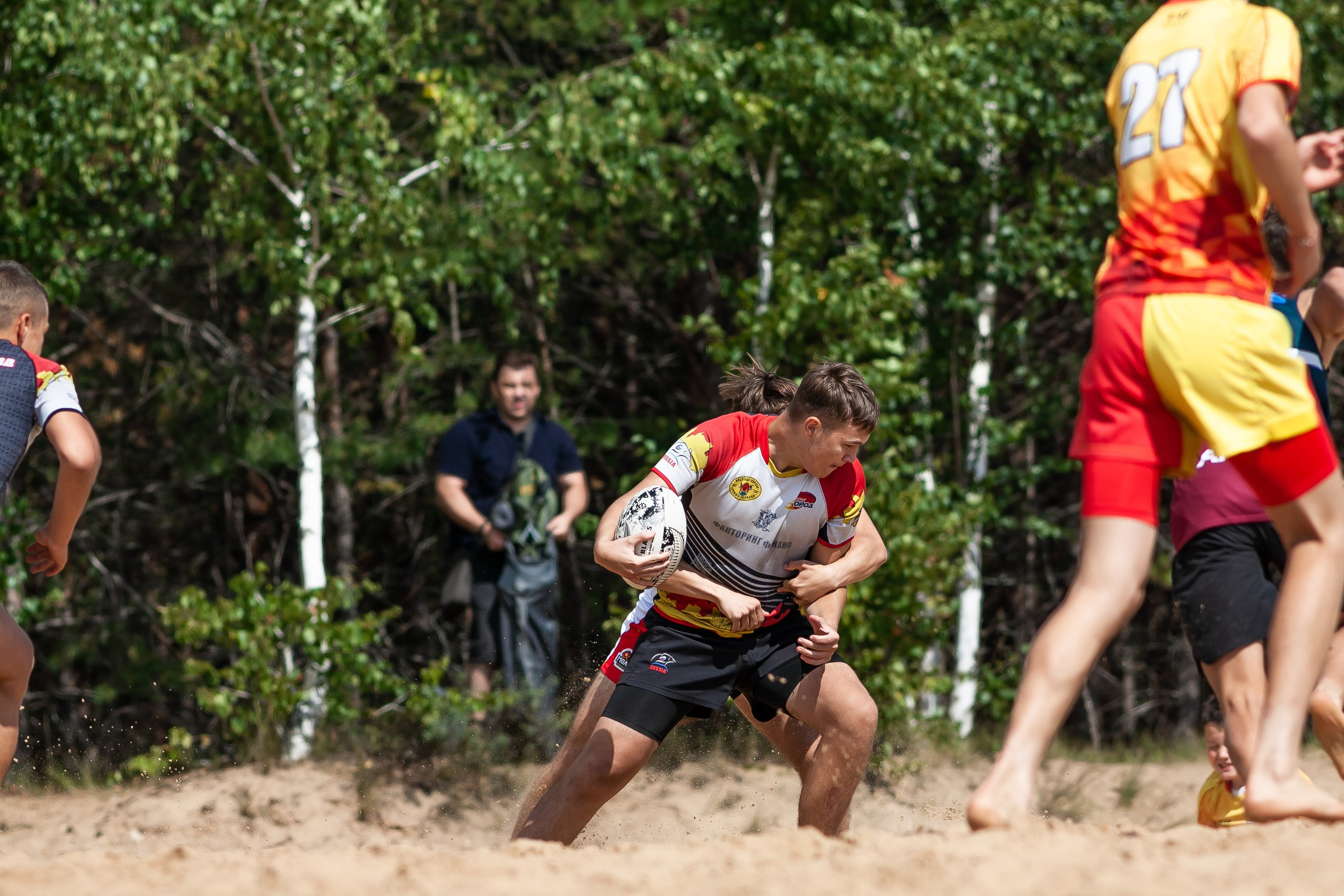 «Кубок «Молота» по пляжному Регби. Фотография