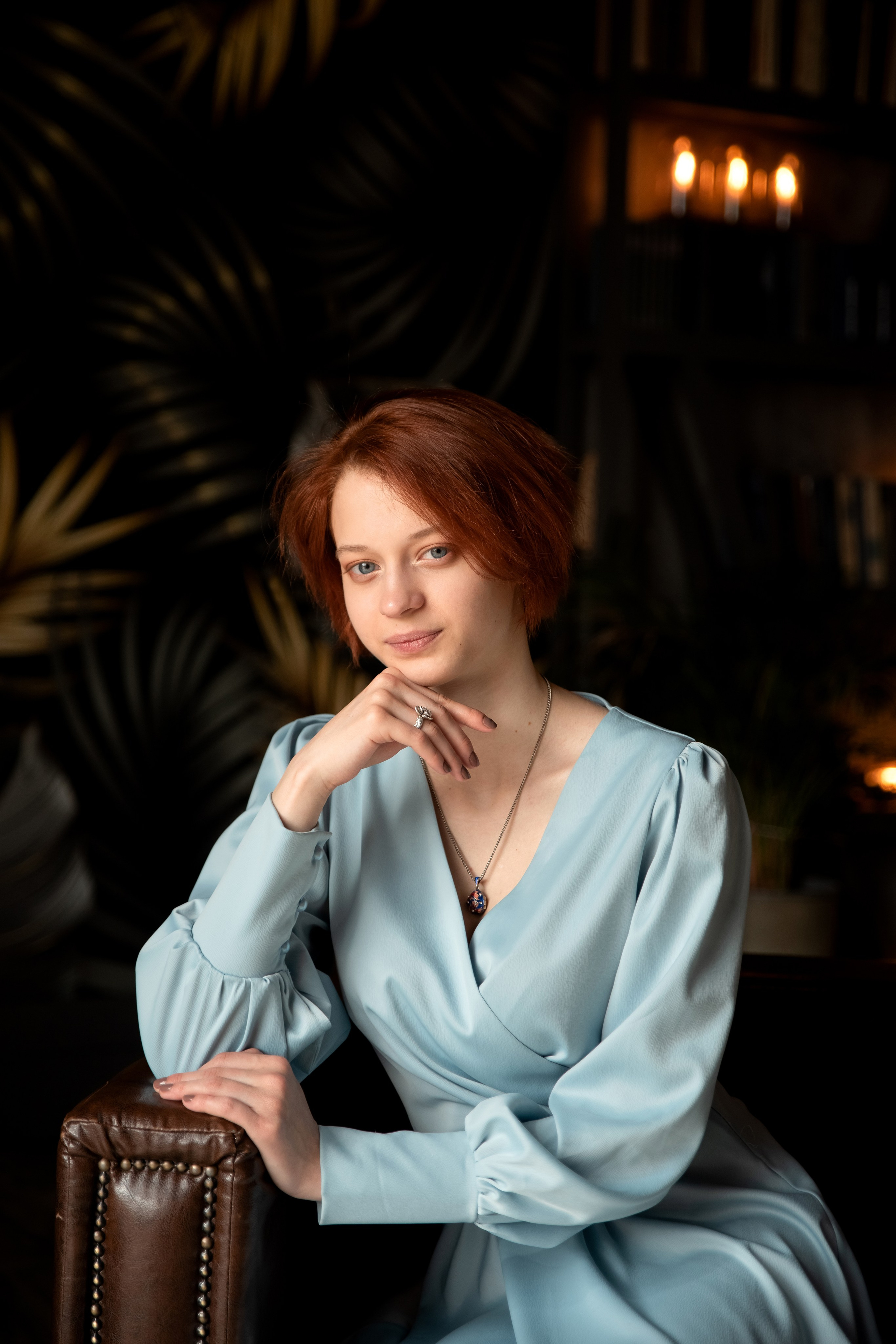 Дмитрий и Марина. LOVESTORY в студии. Семейный и детский фотограф в Туле Светлана Воронкова