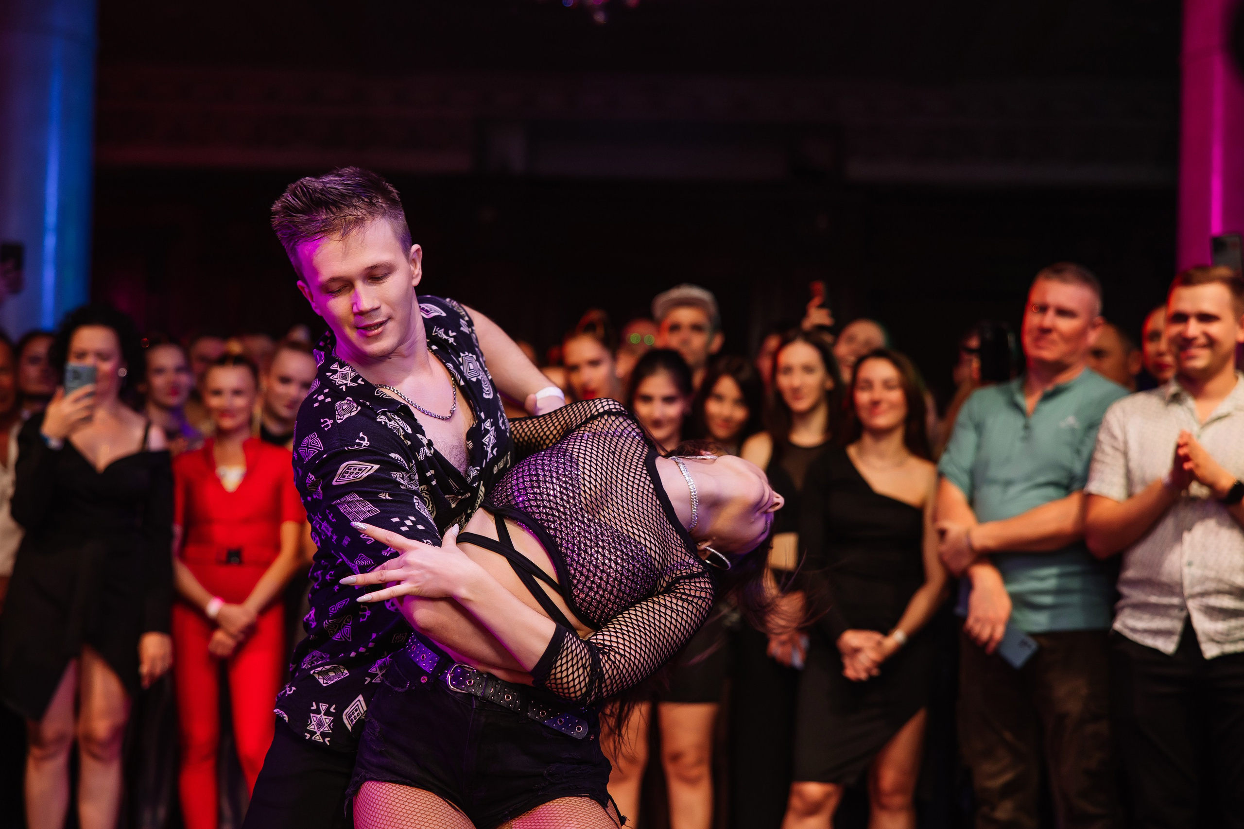 Фотография танцующей пары на танцевальном фестивале бачаты "Noches sensuales"  