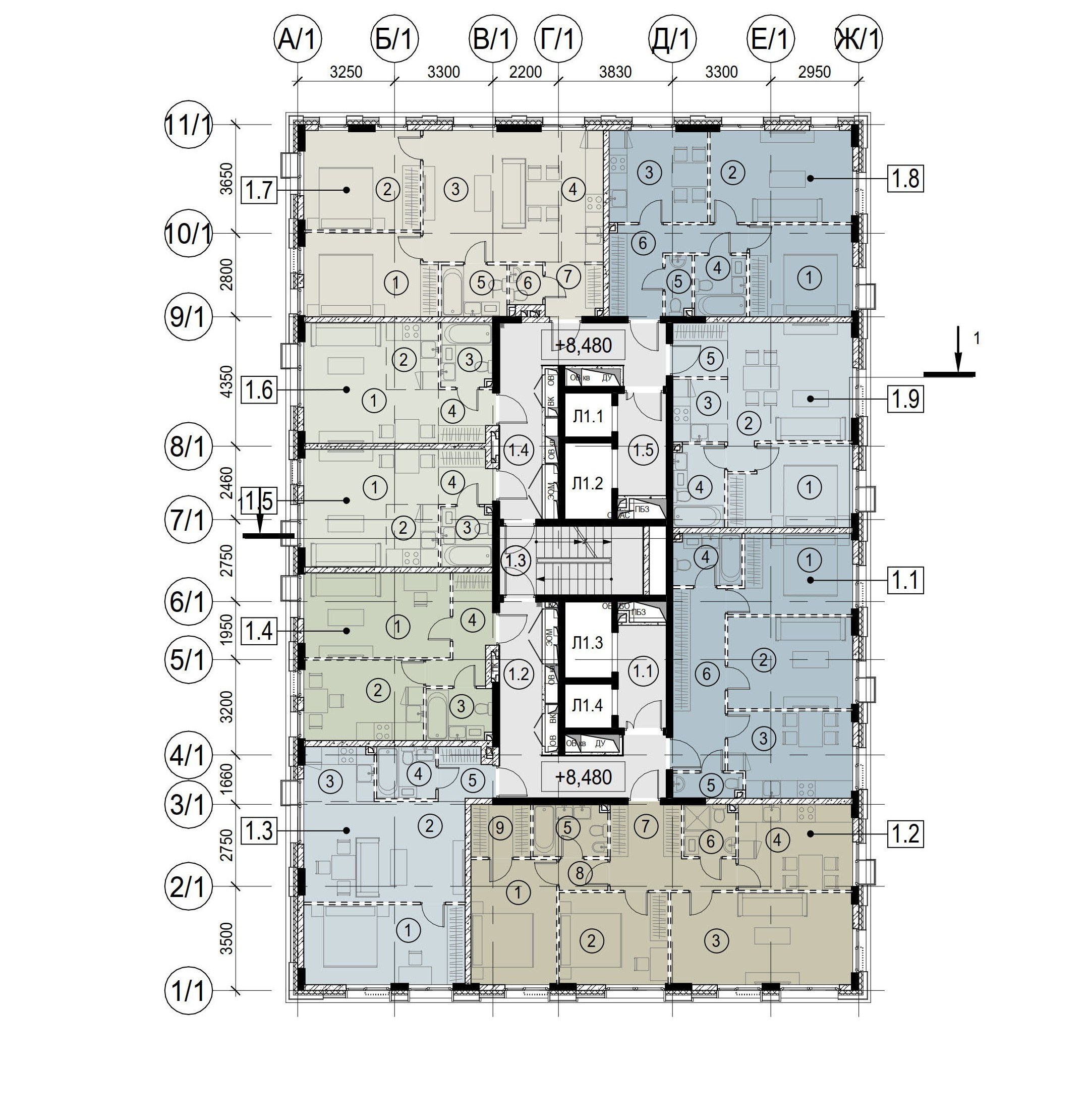Жилой комплекс с ДОО. Иван Ваганов. Портфолио