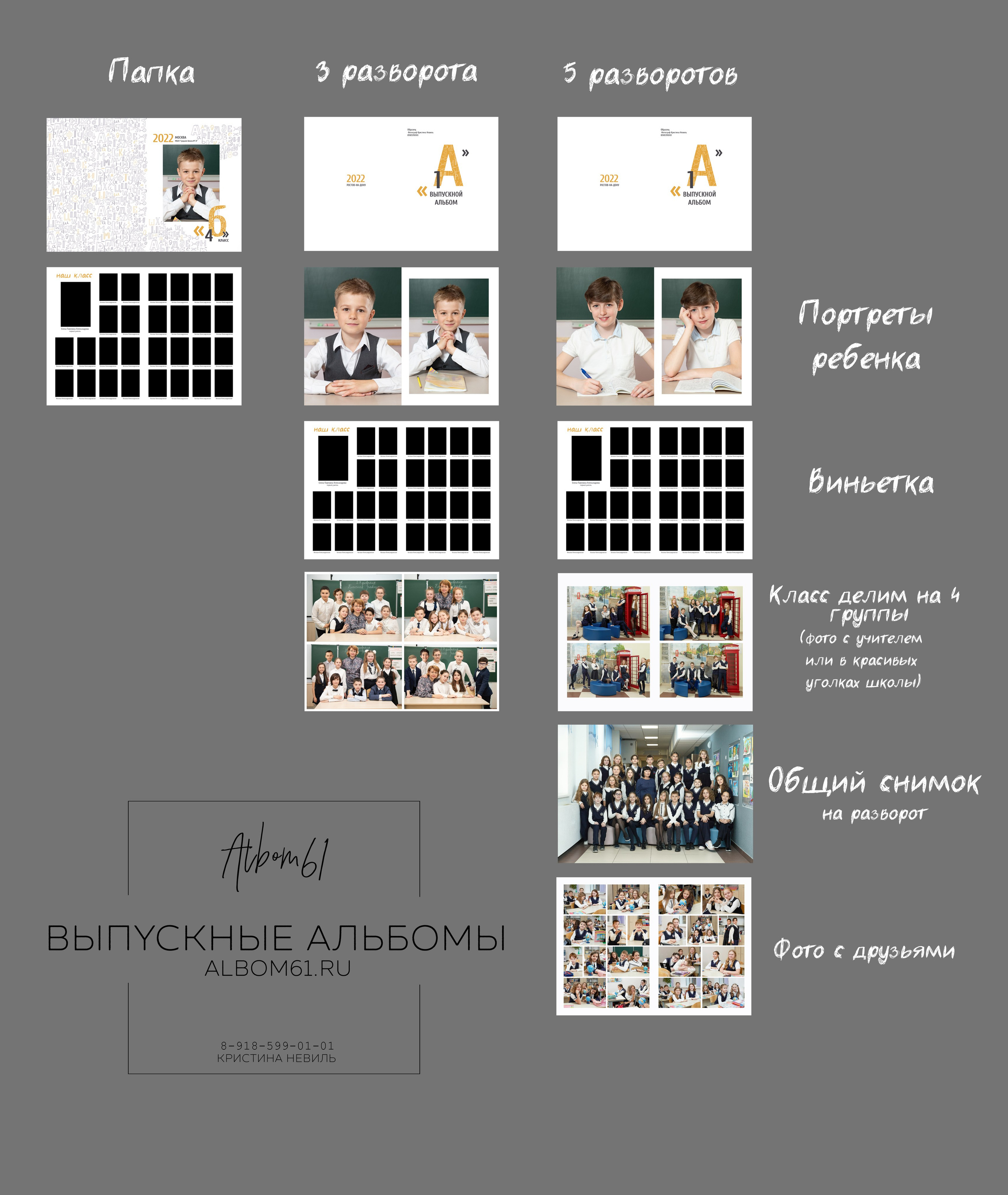 Начальная школа. Выпускные альбомы Ростов-на-Дону Кристина Невиль