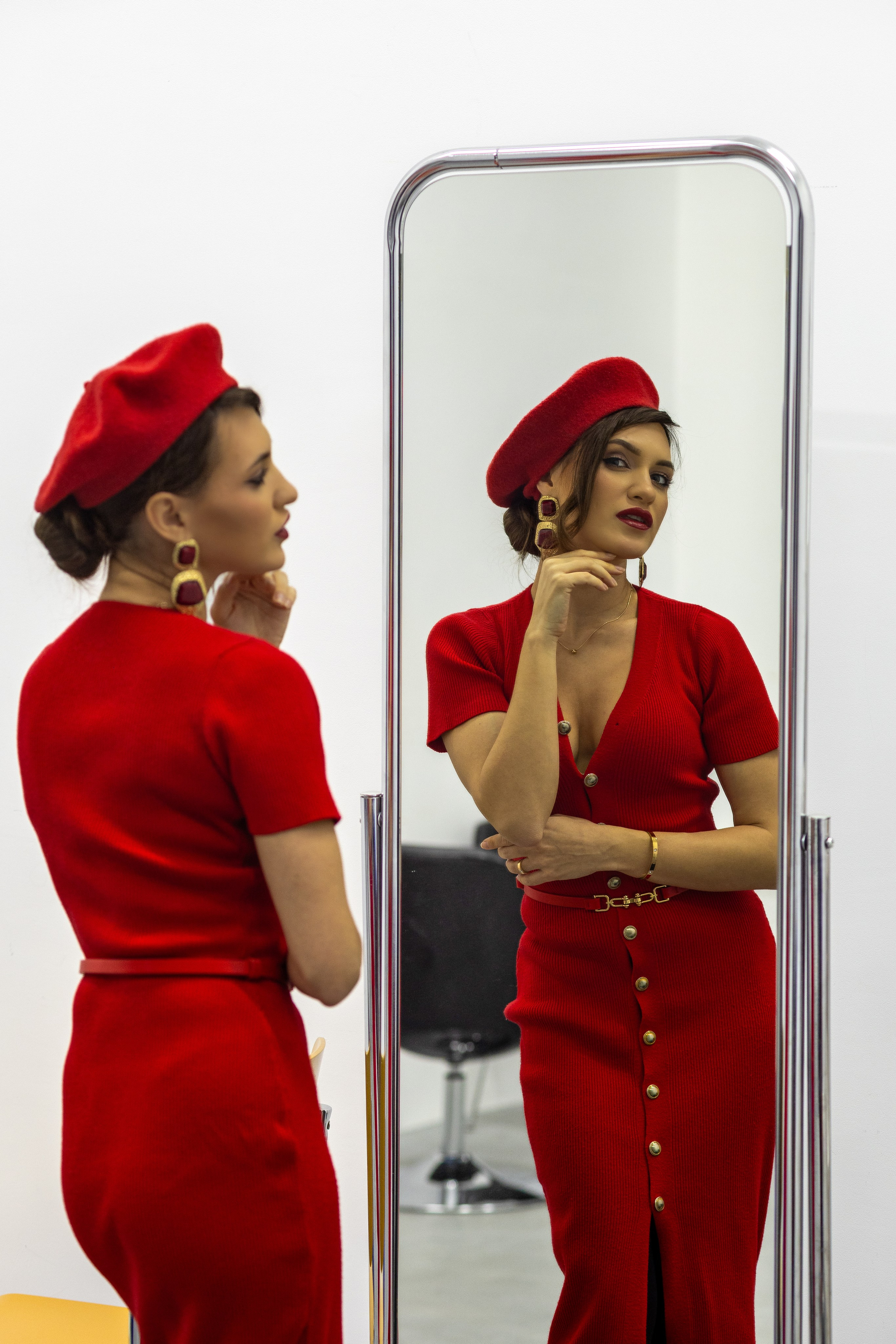 Юлия в красном. Семейный, свадебный, репортажный фотограф в Нижнем Новгороде Сергей Уткин