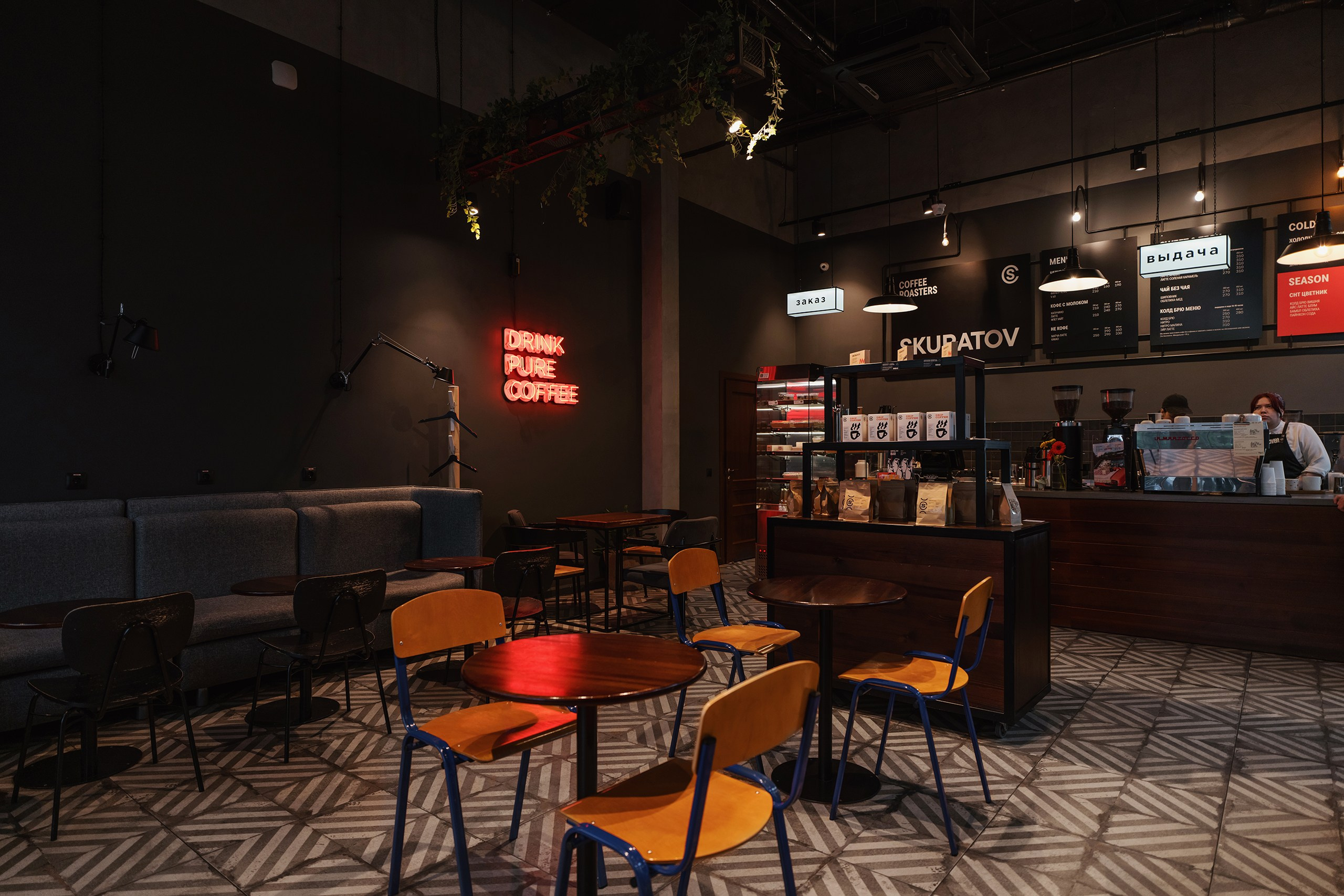интерьерная фотосъёмка кофейни
