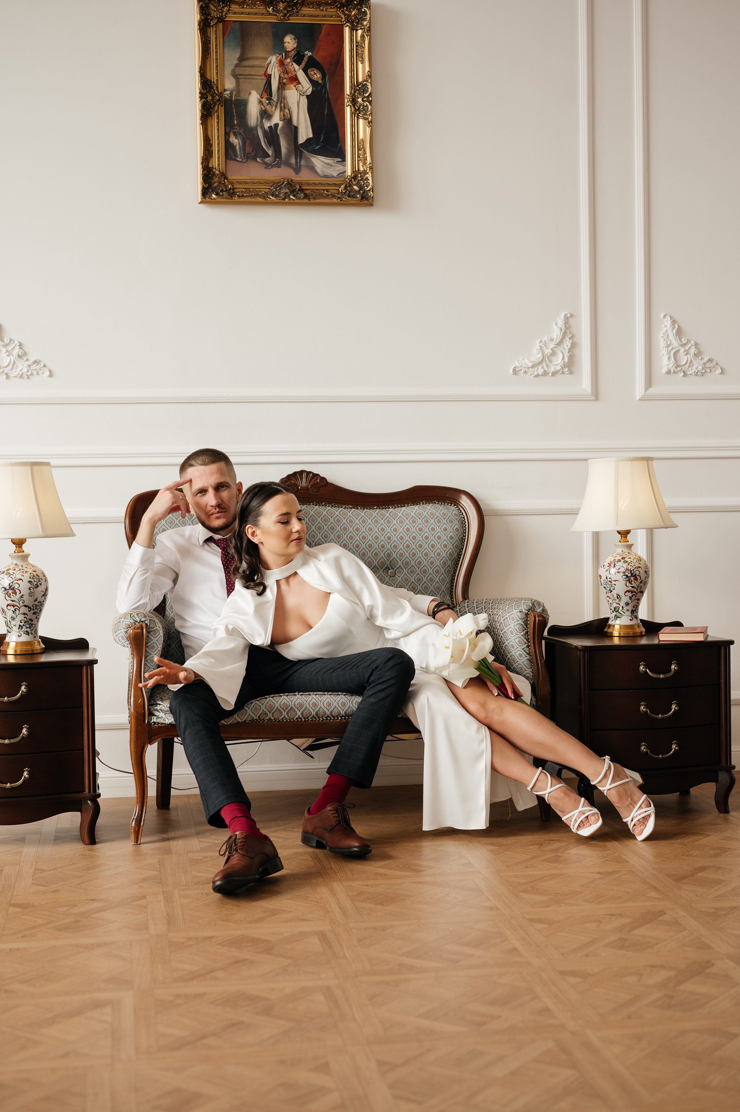 Свадебная фотосессия в студии. Свадебный и семейный фотограф в Краснодаре Алина Мельник