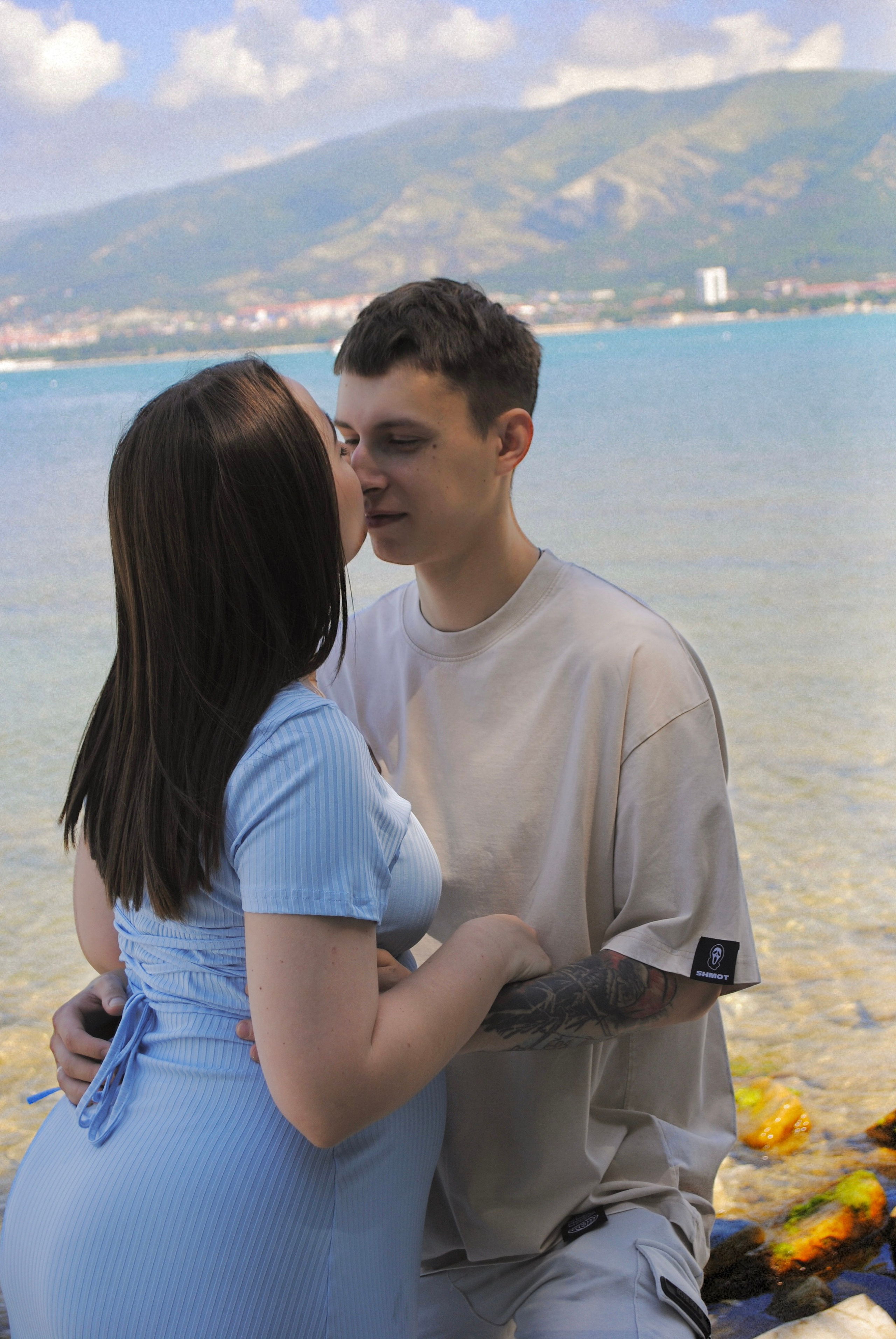 Беременность на берегу моря. Фотограф Мария Мусаелян