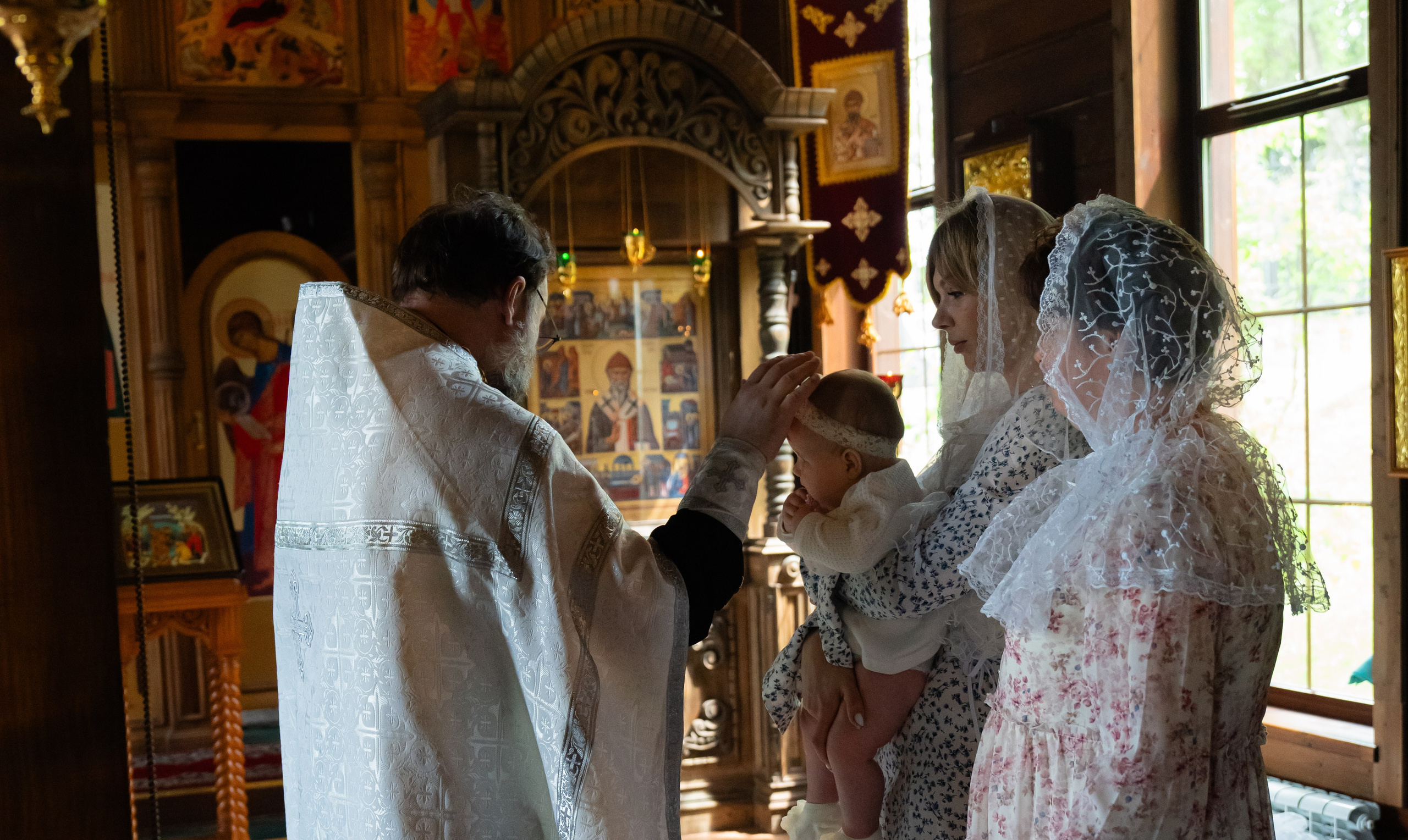 Таинство Крещения Евгении. Крамер Юлиана детский и семейный фотограф
