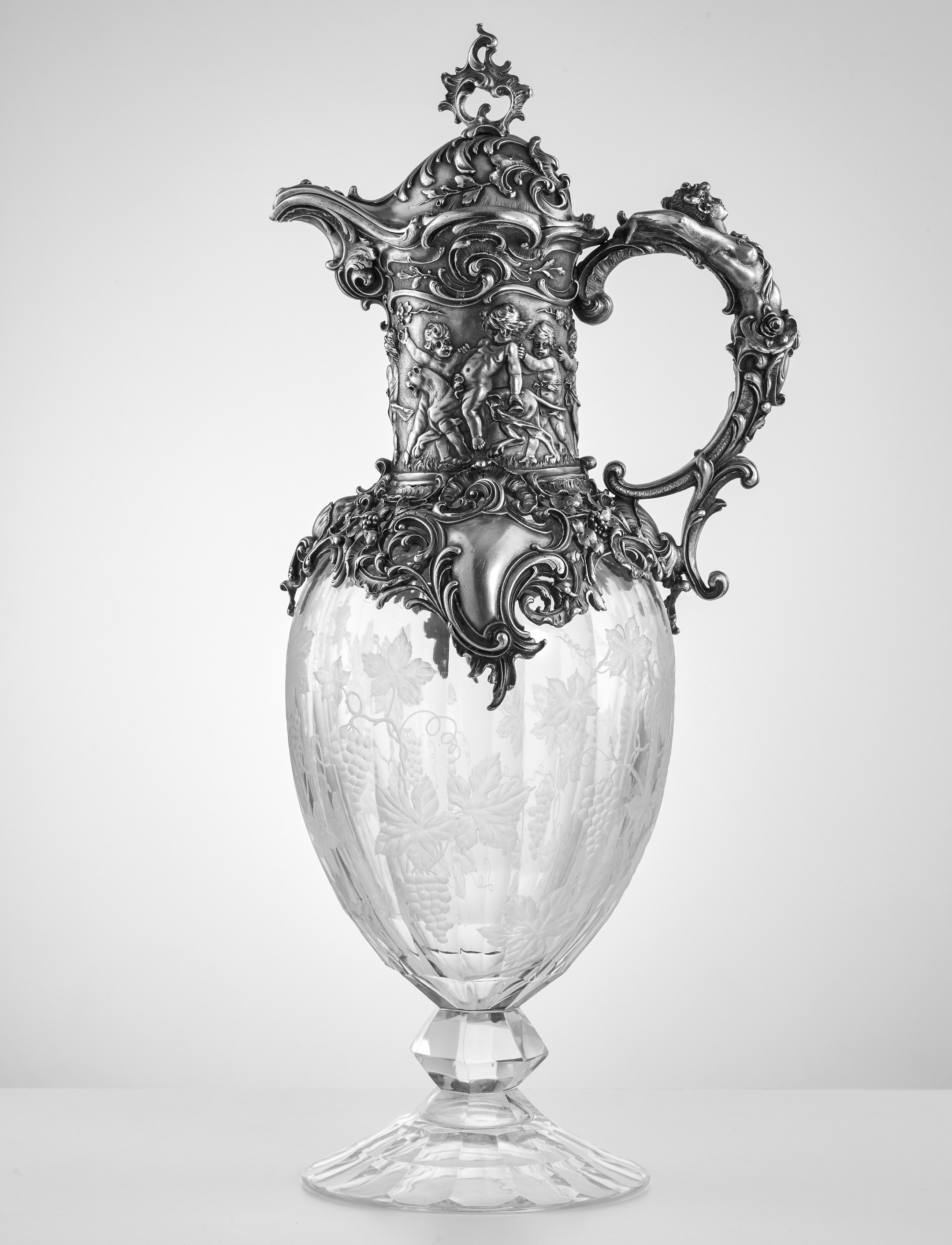 Collectible silverware on white background - photographer Andrey Dunin