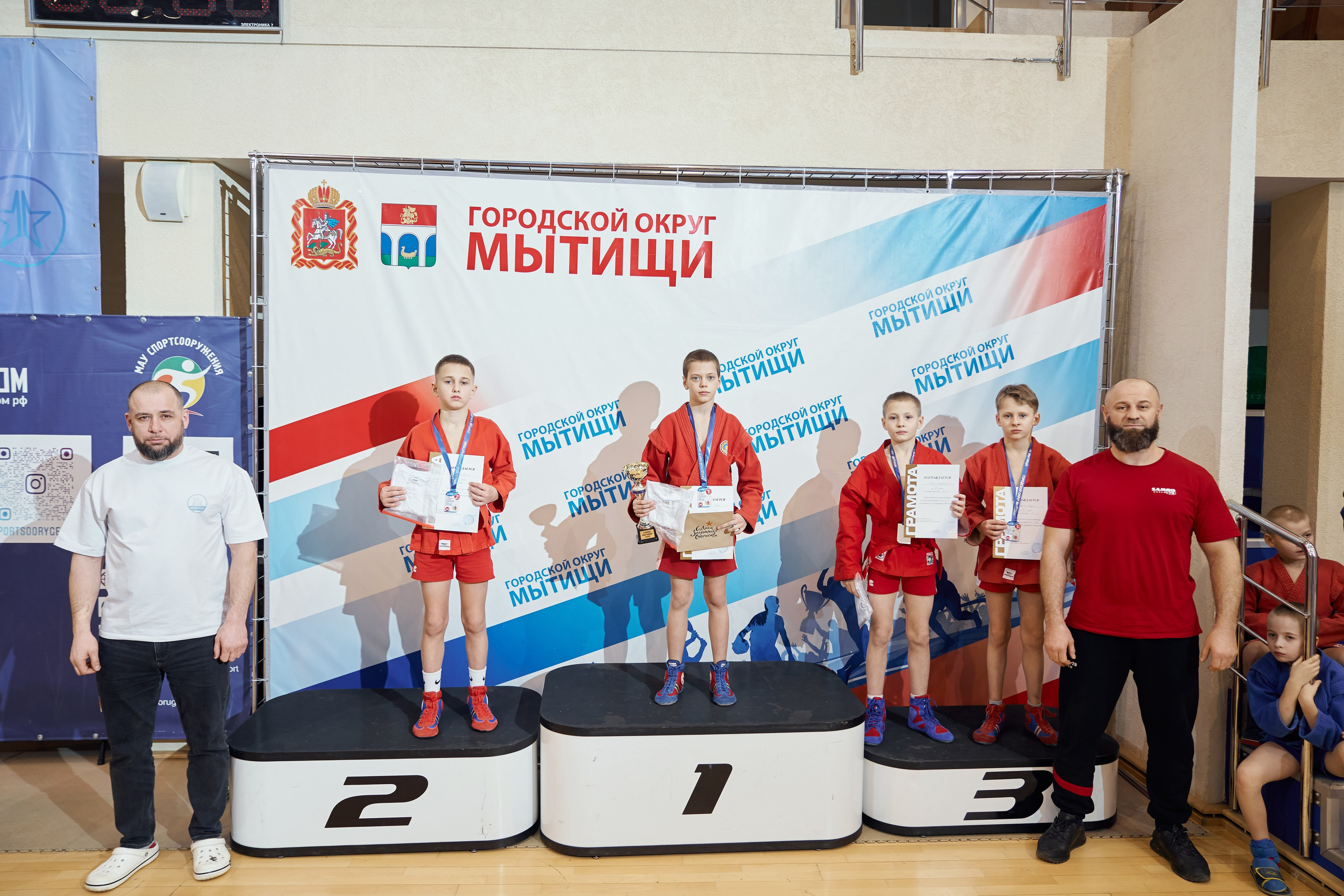 Чемпионат по самбо в Мытищах среди юношей — 2025 год