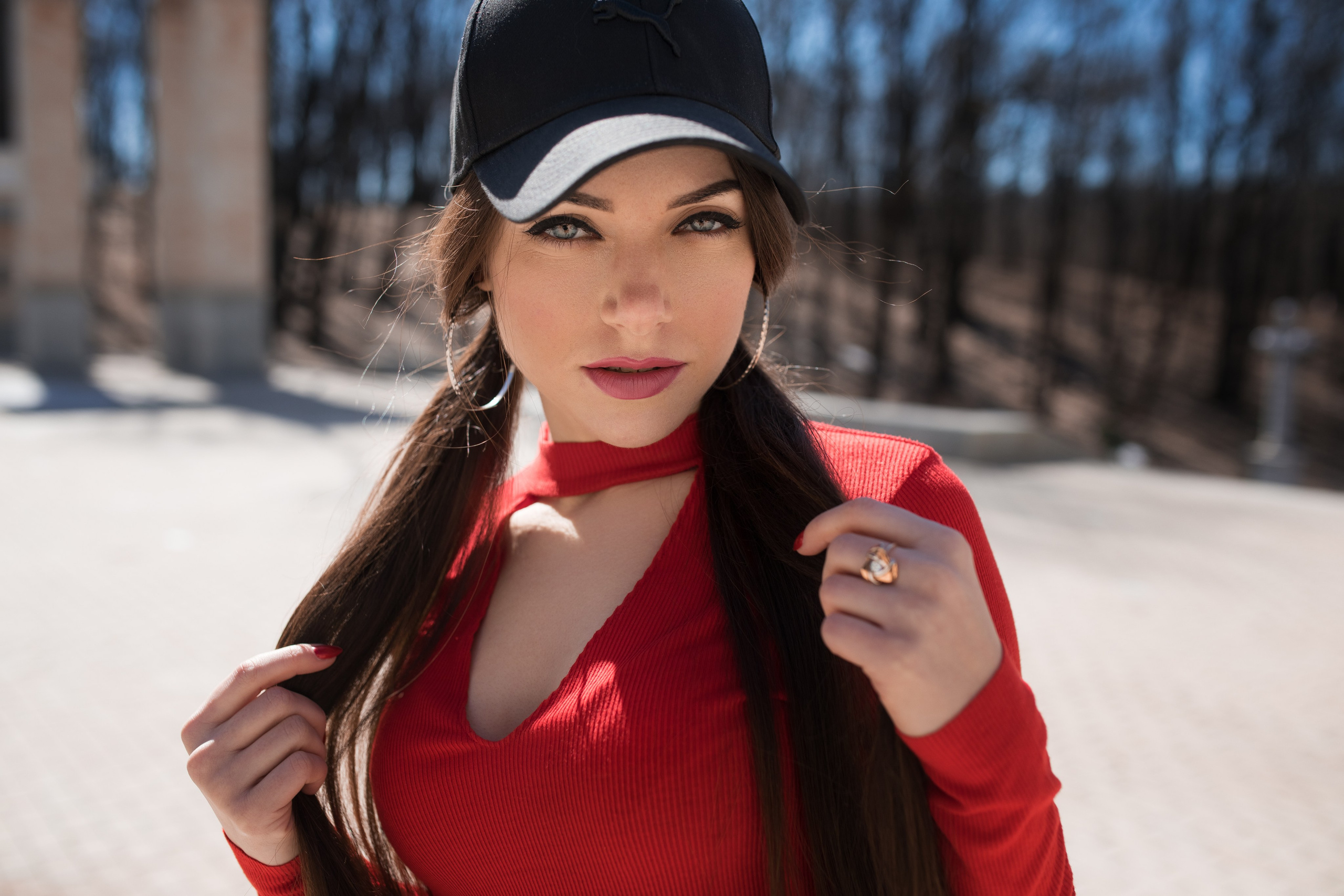 Весенняя съемка с Екатериной в парке и на улицах города для «себя»