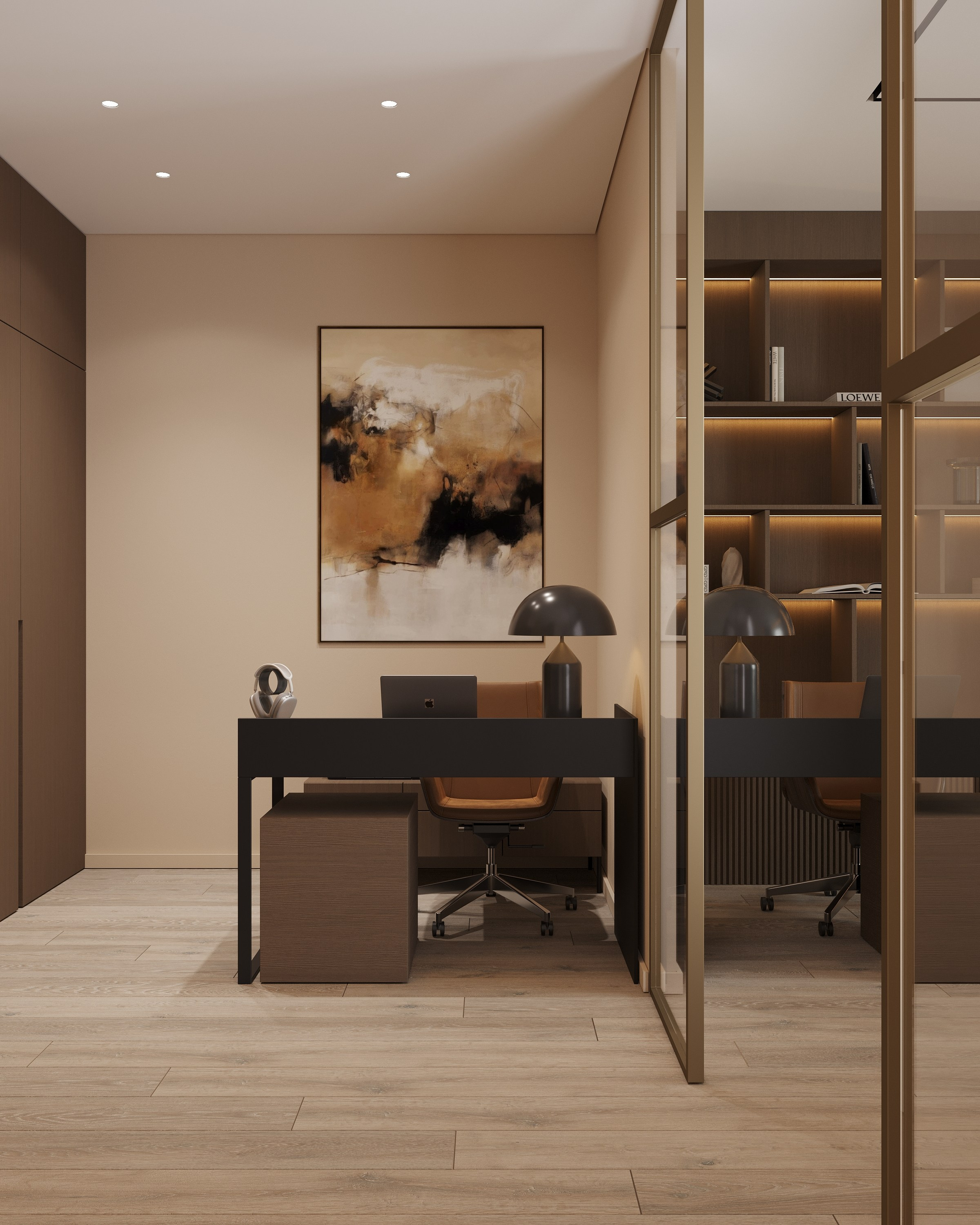 SPB | OFFICE WELL 59 м². 3d визуализатор Анастасия Науменко