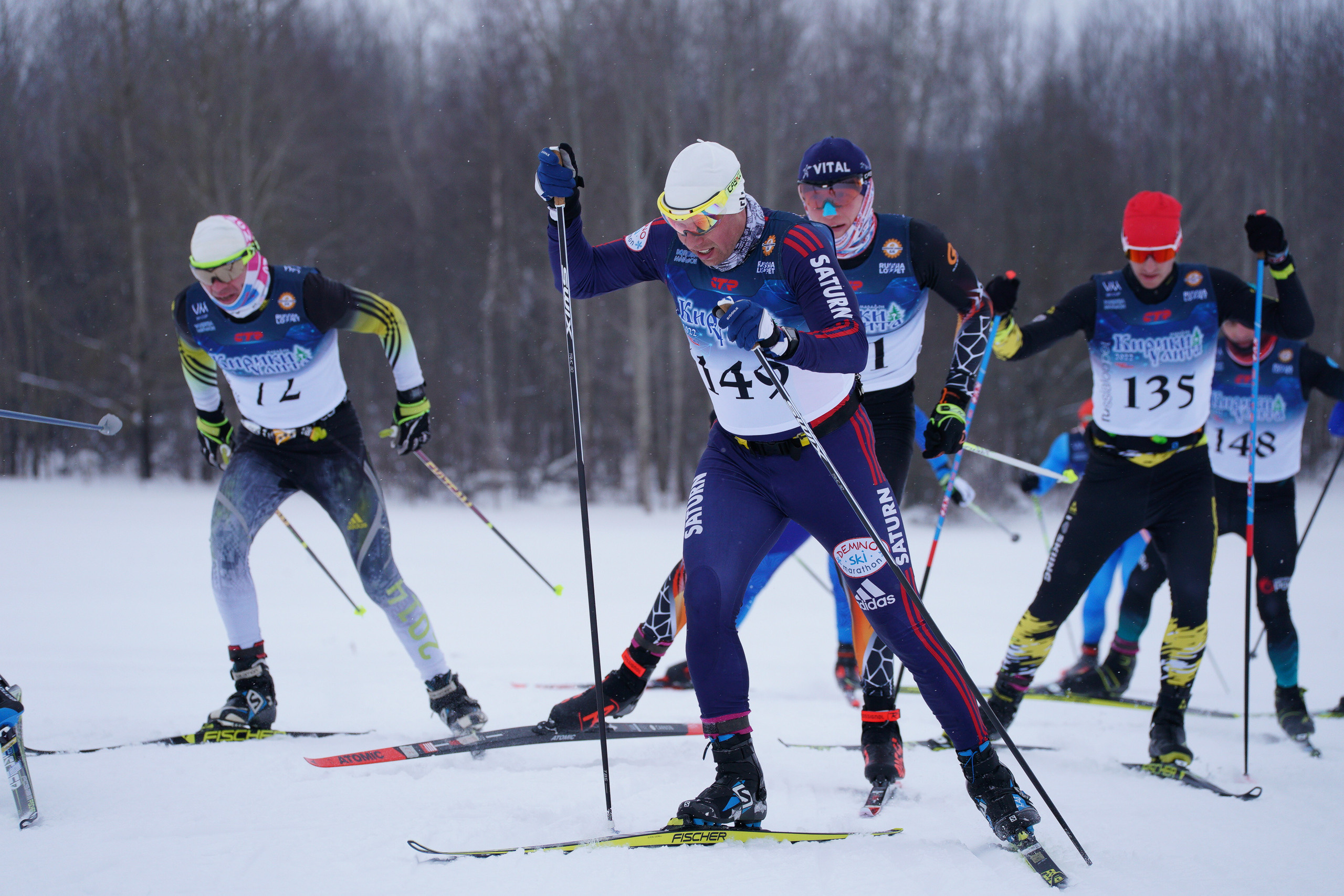 Лыжный марафон Кирики-Улита (Вологодская область). Репортажный фотограф Сергей Сажин г. Ярославль