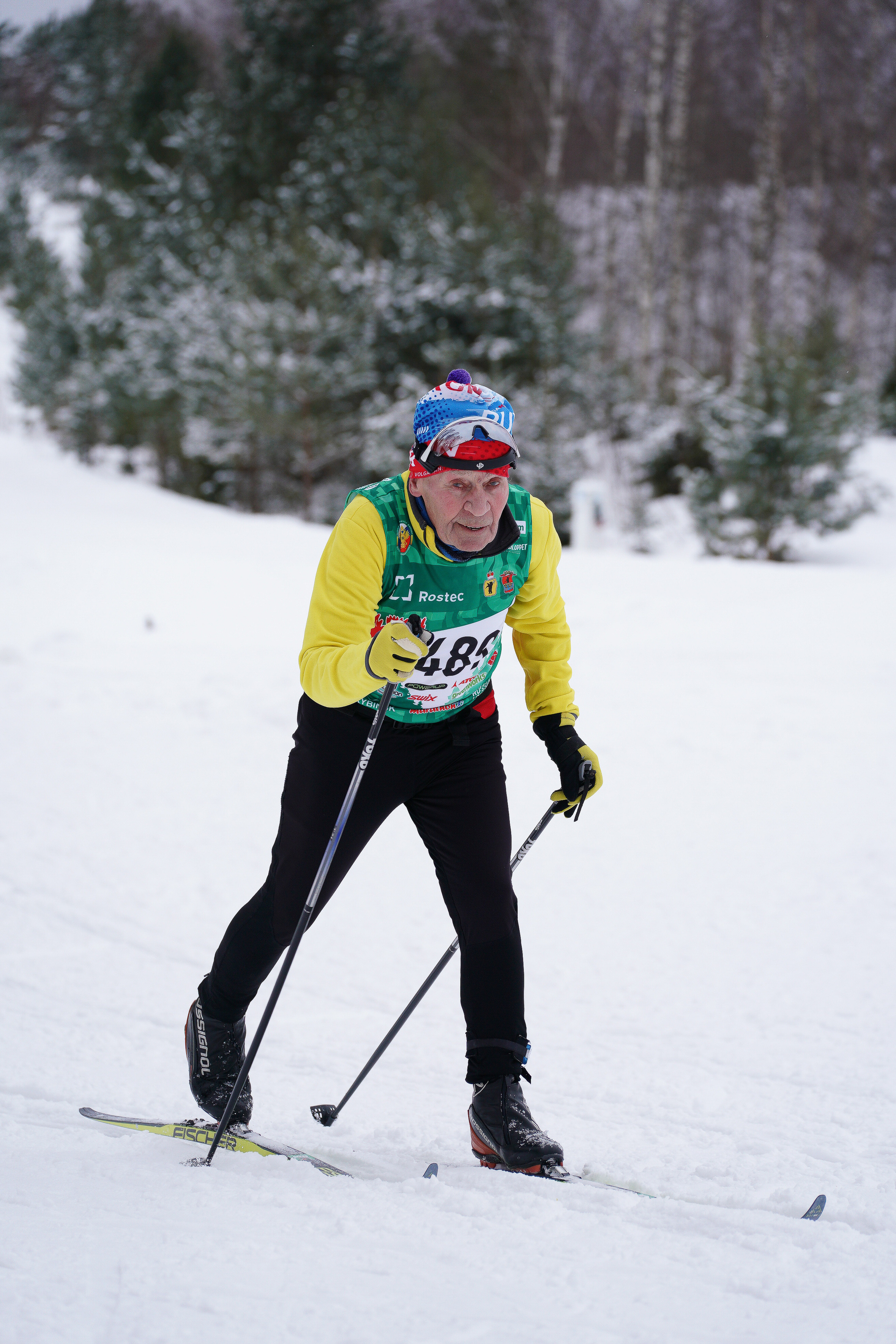 Дёминский лыжный марафон. Репортажный фотограф Сергей Сажин г. Ярославль