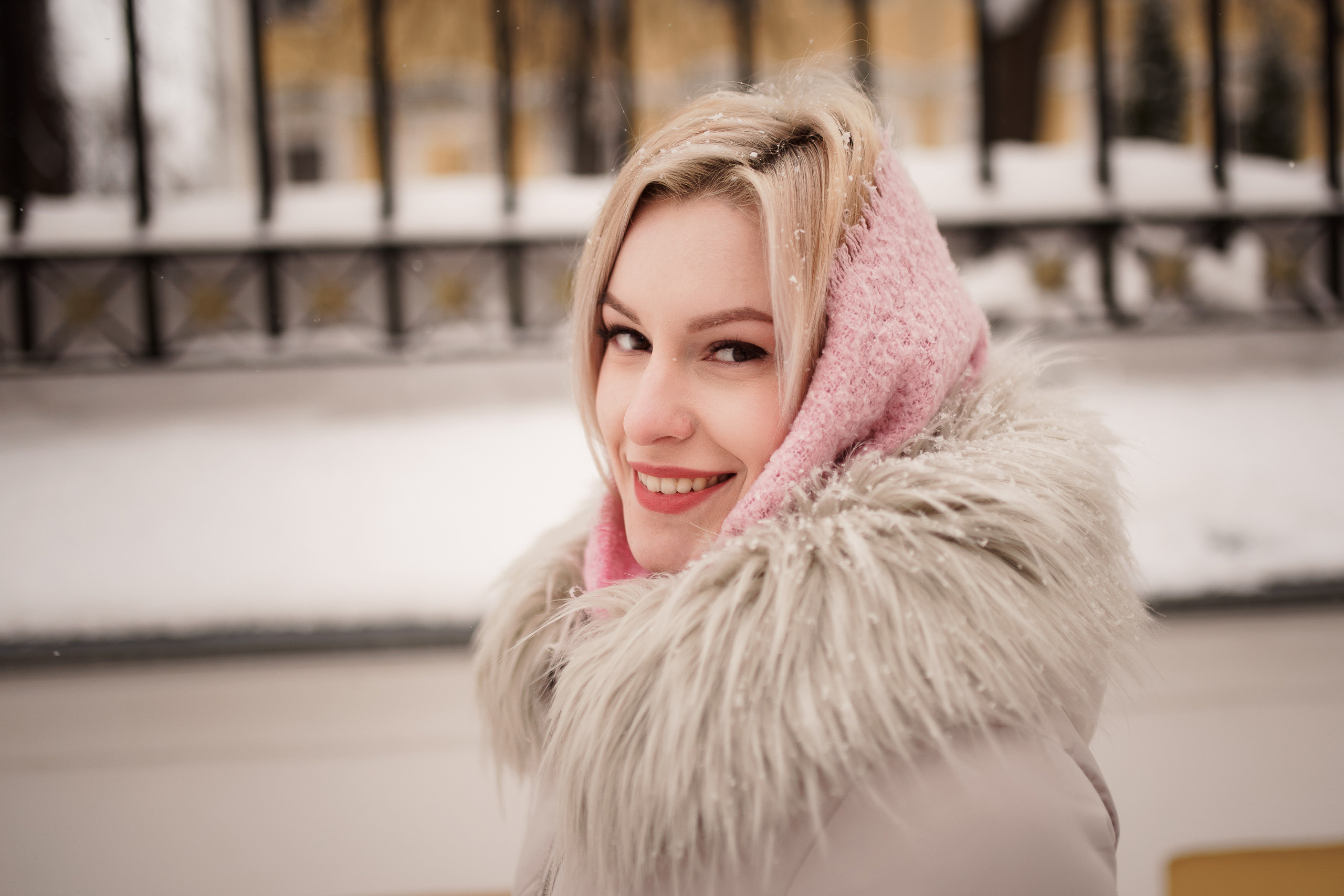 Зимняя фотопрогулка Татьяна. Репортажный фотограф Сергей Сажин г. Ярославль