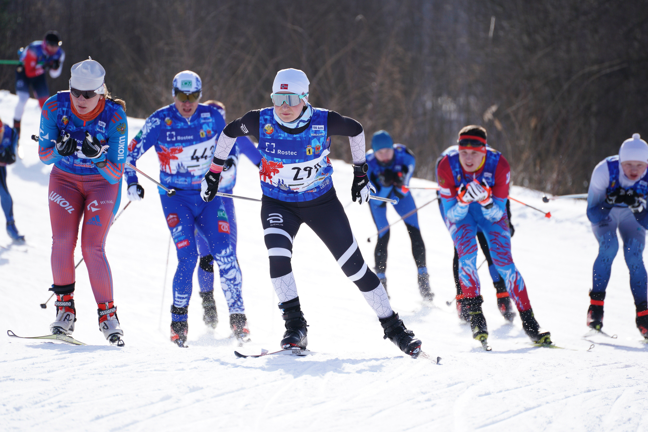 Дёминский лыжный марафон. Репортажный фотограф Сергей Сажин г. Ярославль